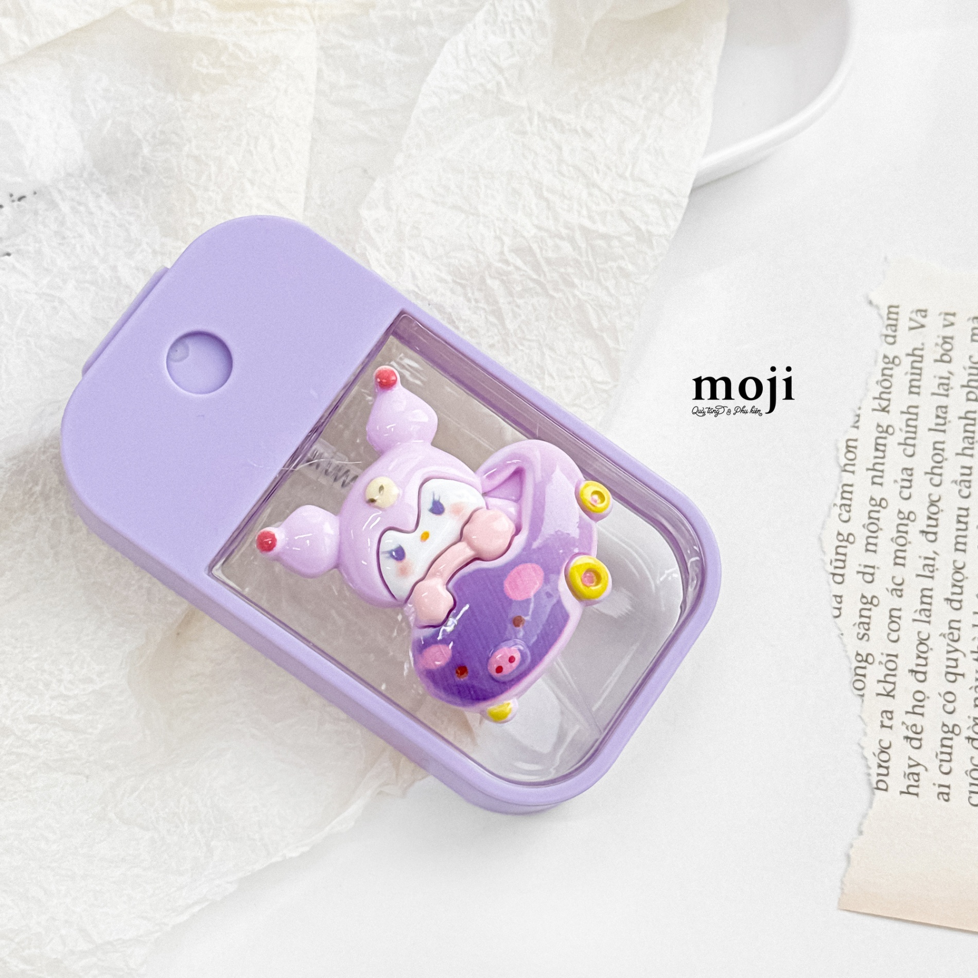 Bình xịt phun sương Sanrio family Kuromi lái xe 45ml