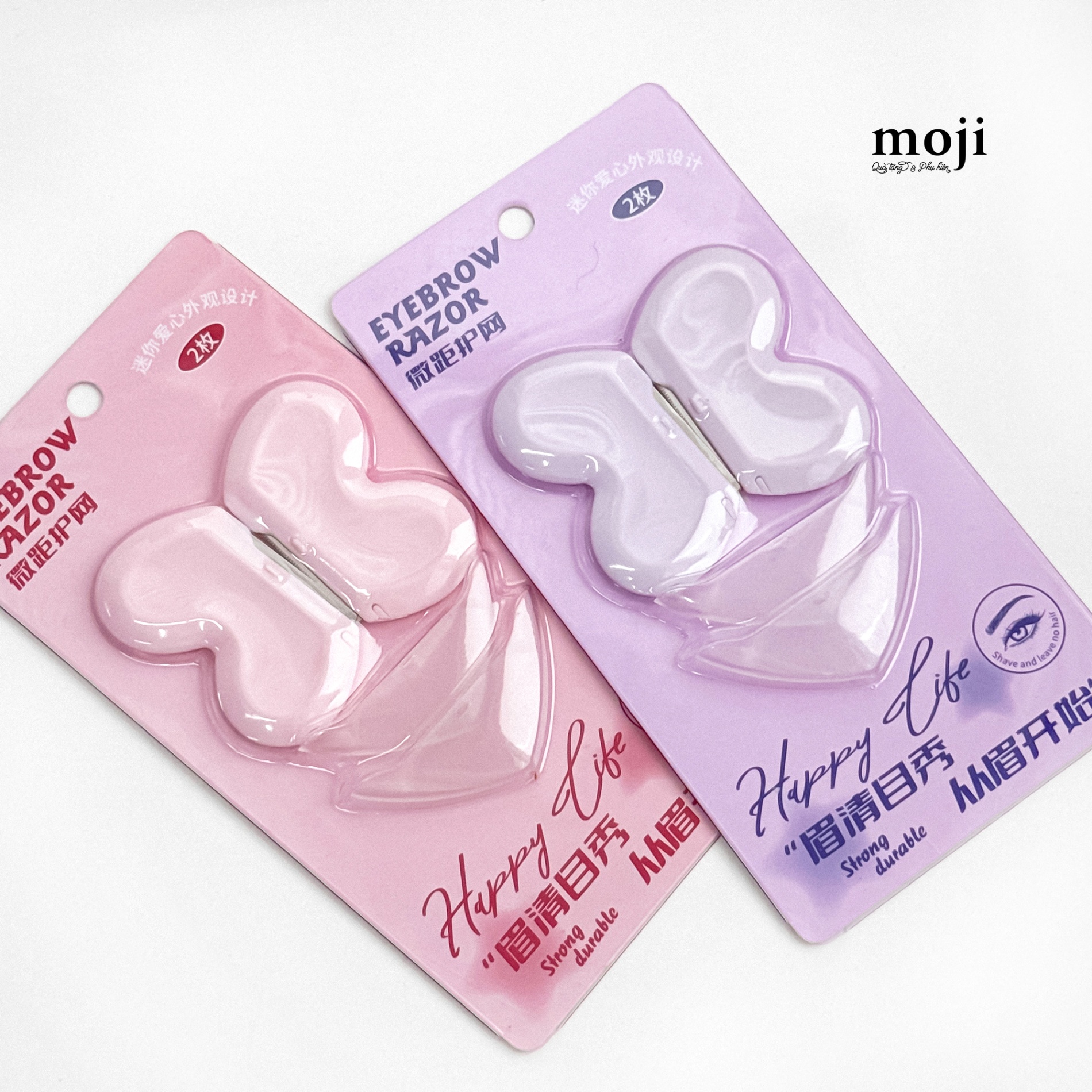 Cạo chân mày trang điểm Butterfly happy life set2
