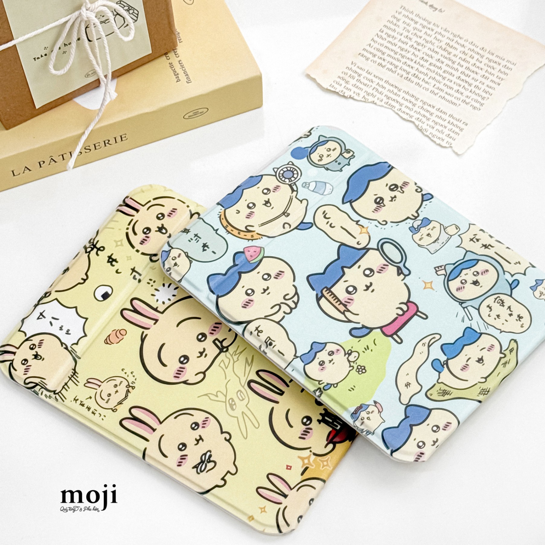 Gương gập để bàn Chiikawa happy life 15x20