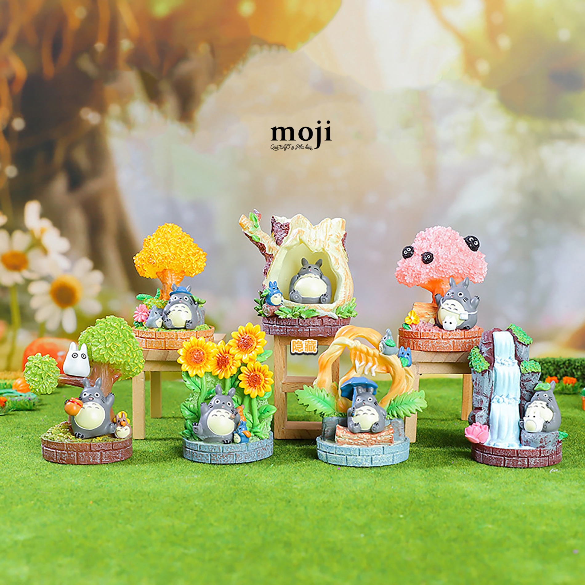 Blindbox tượng Totoro neighbor bên thiên nhiên