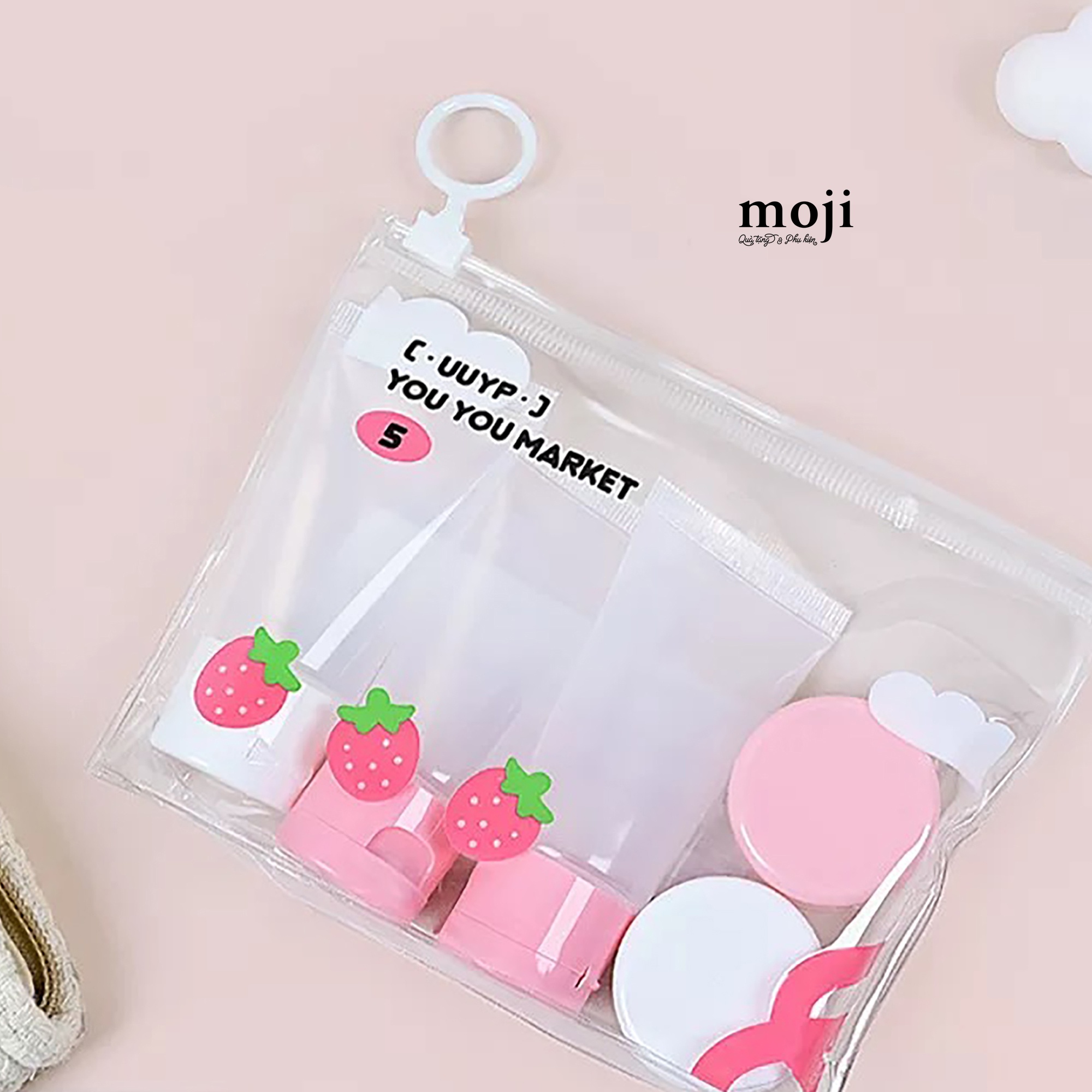 Bộ chiết mỹ phẩm Fruit strawberry you you market