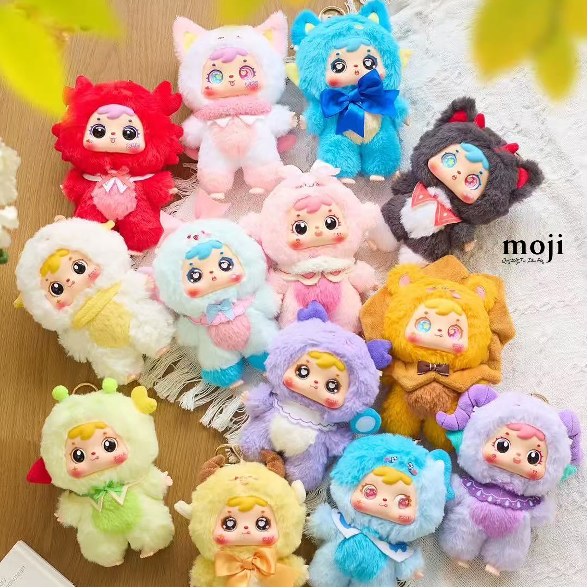 Blindbox official SAMUEL standing twelve zodiac plush 12 cung hoàng đạo dáng đứng
