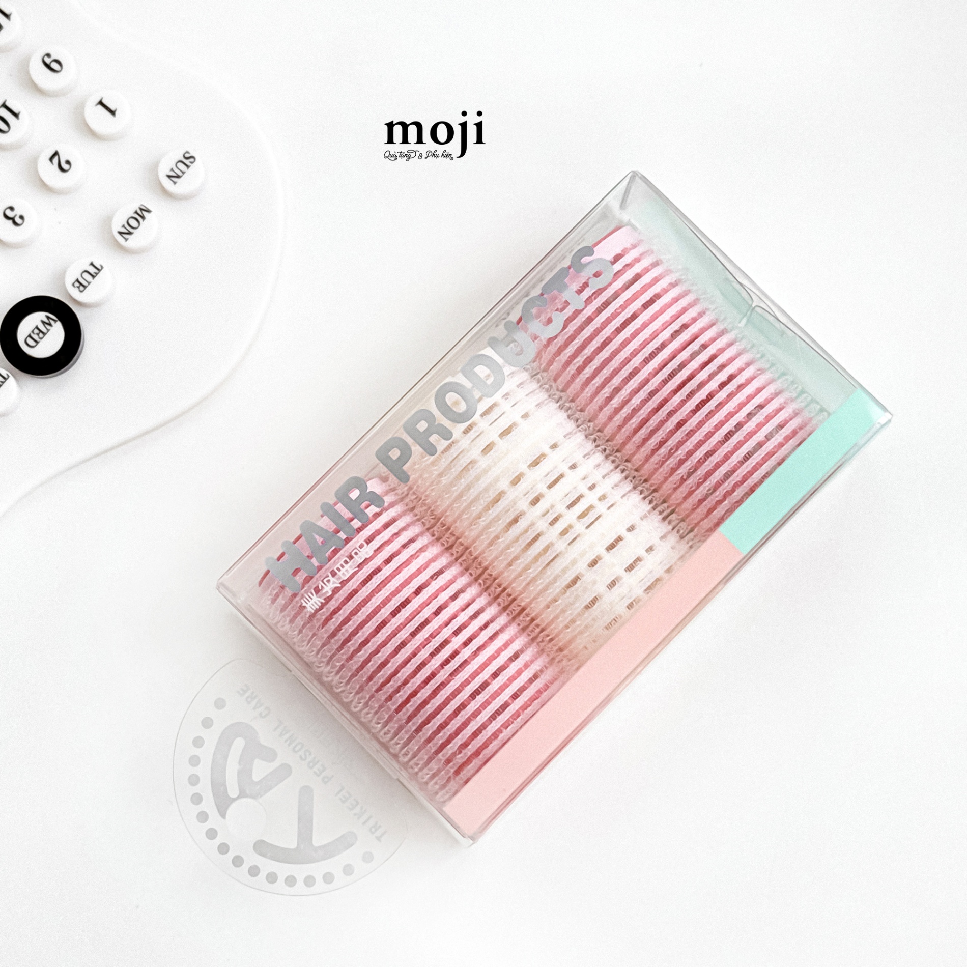 Cuốn lô set3 Basic pink phối màu