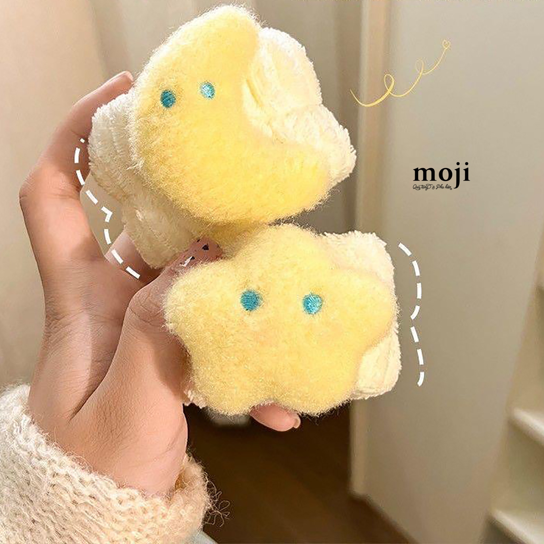 Băng đô cổ tay Moon and star big eyes set2