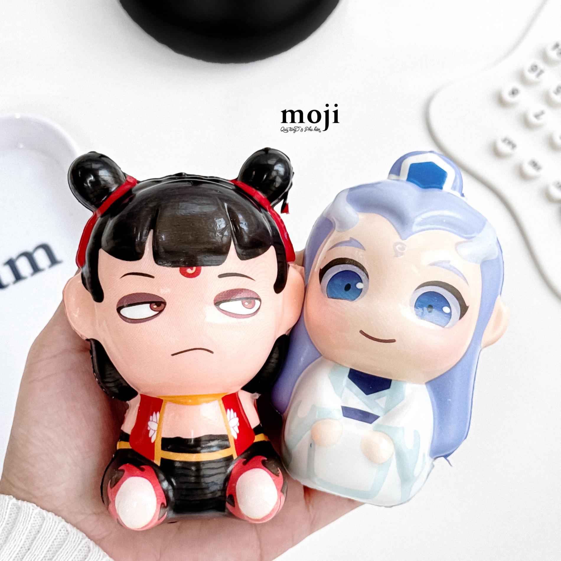 Squishy MJ Na Tra Ngao Bính ngồi biểu cảm 11cm