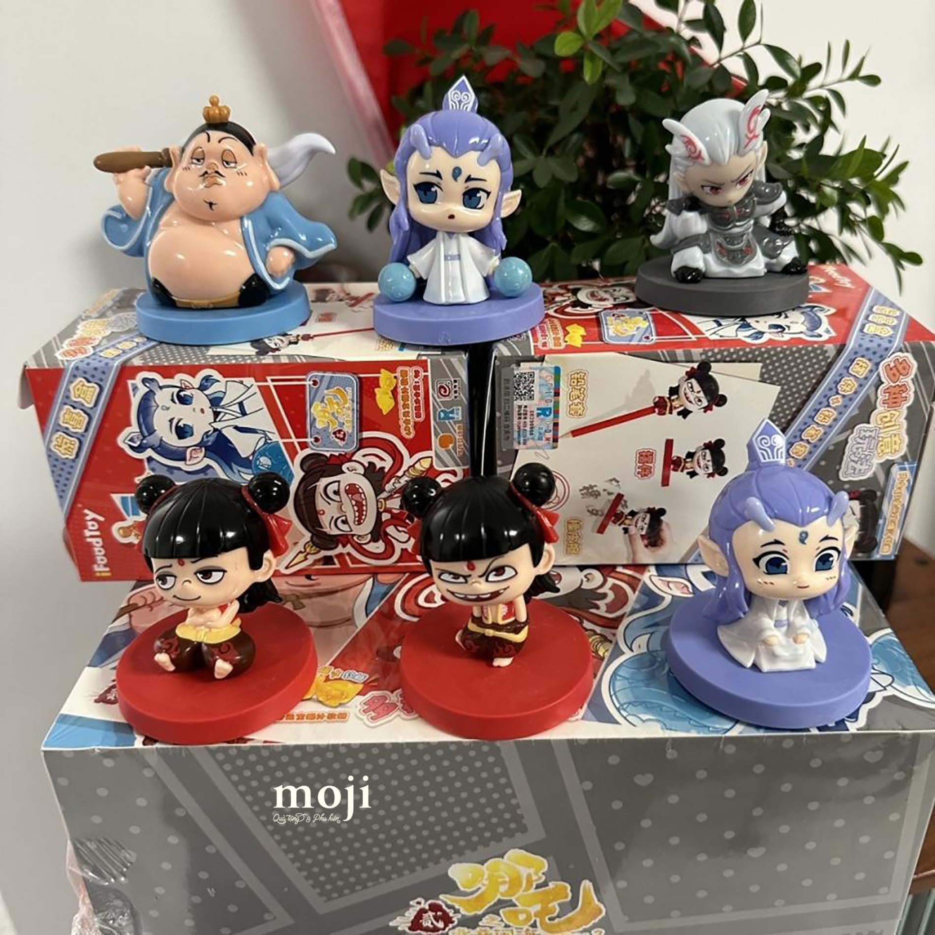 Blindbox tượng unoff Na Tra characters đế tròn