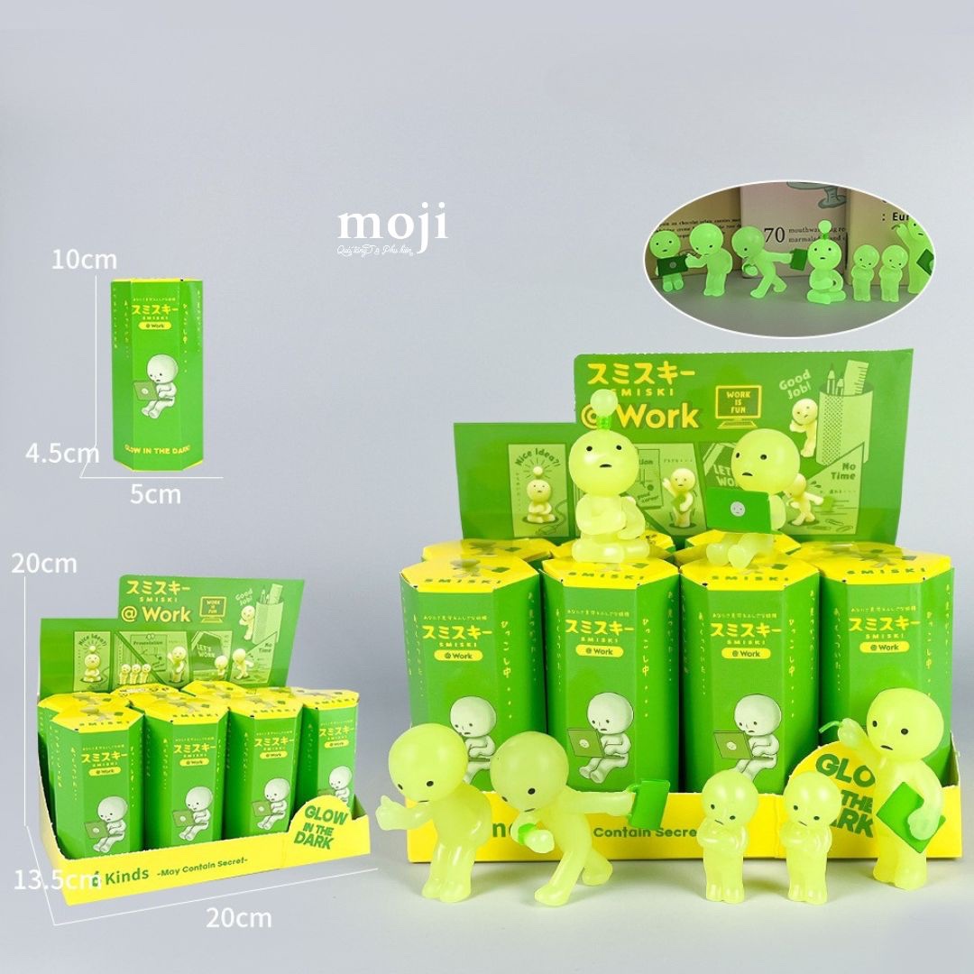 Blindbox tượng unoff SMISKI Work glow in the dark