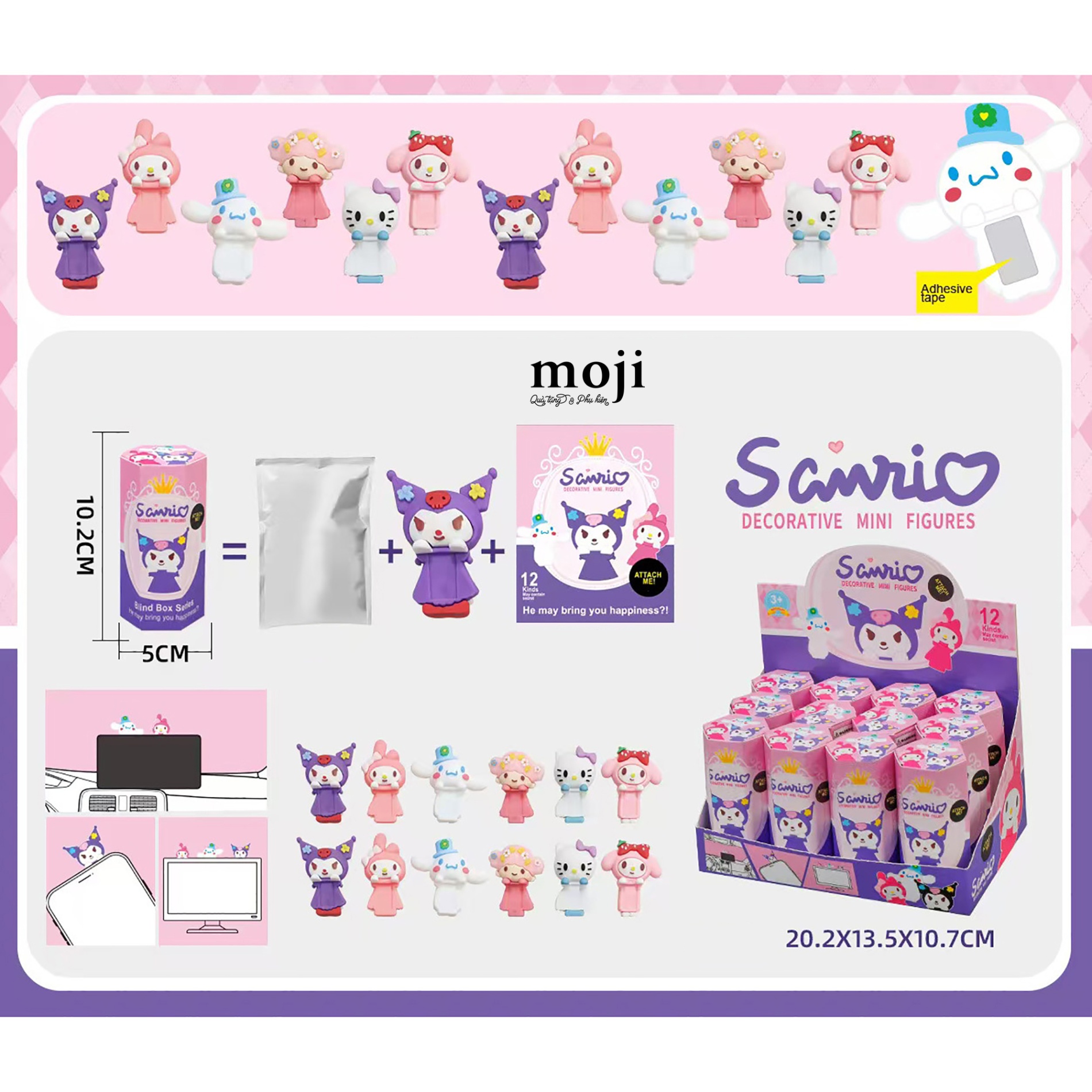 Blindbox Hippers unoff Sanrio family happy face