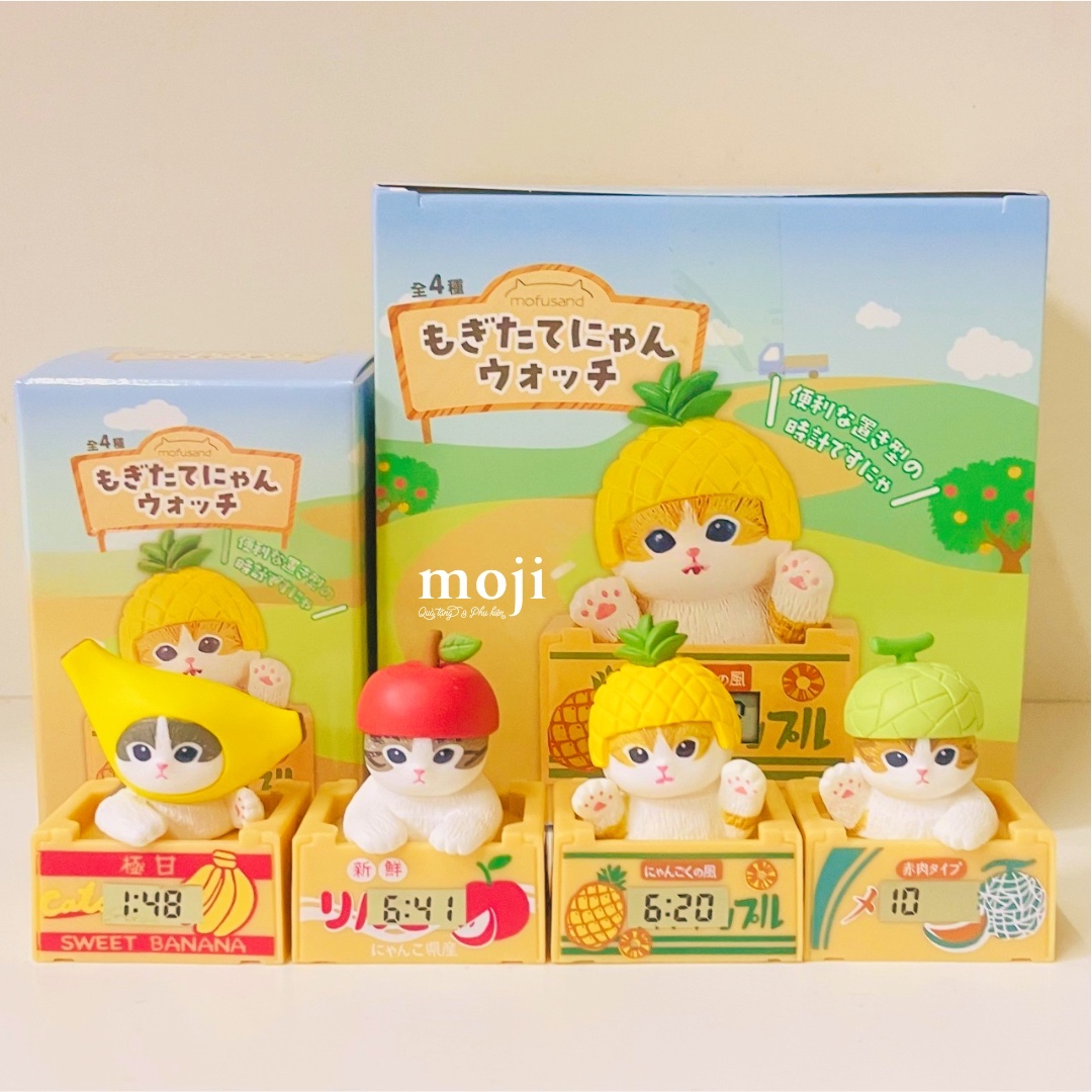 Blindbox tượng Mofusand cat cosplay fruit trong hộp
