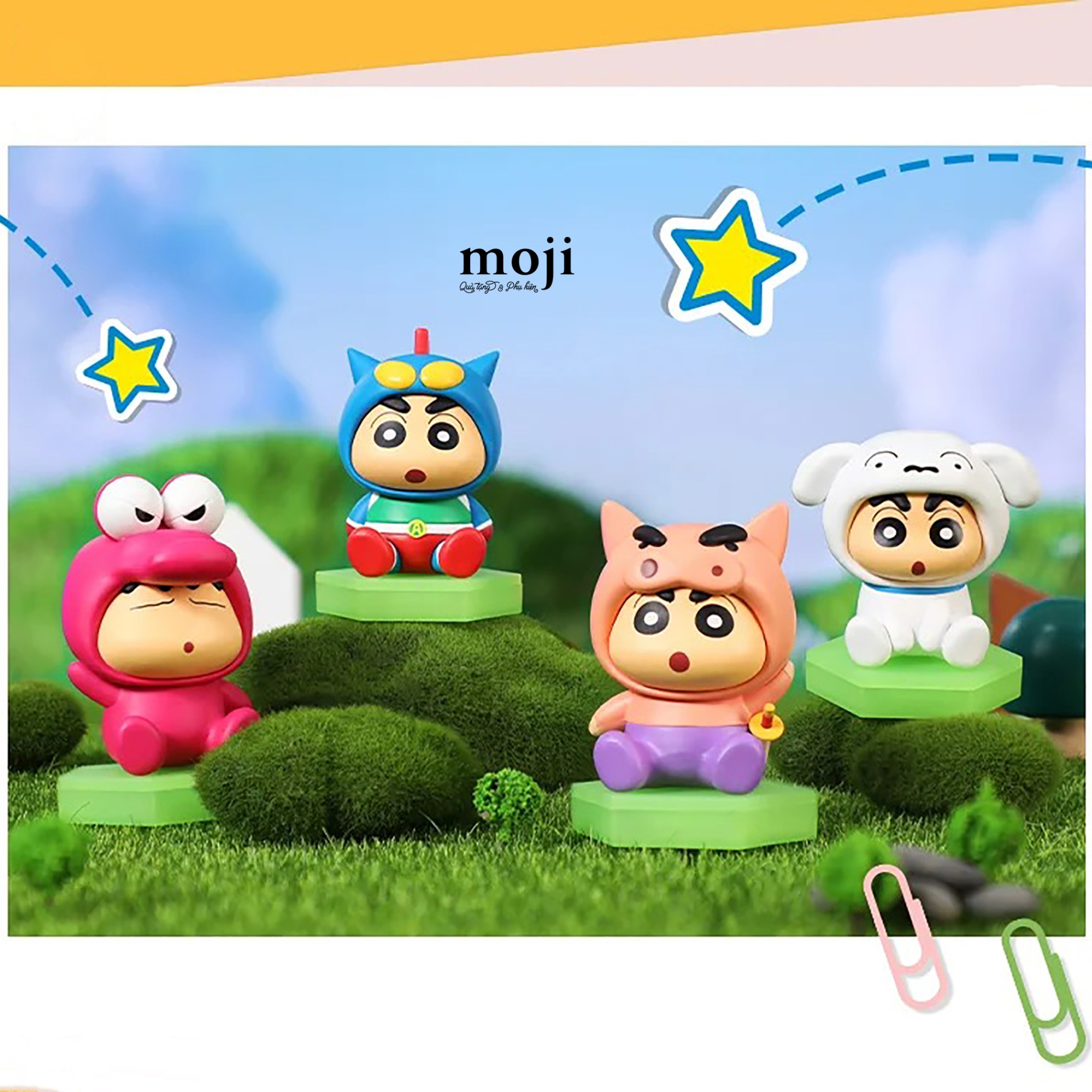 Blindbox official Crab Crab Food Crayon Shinchan Transformation Series Aromatherapy Peripheral Ornaments