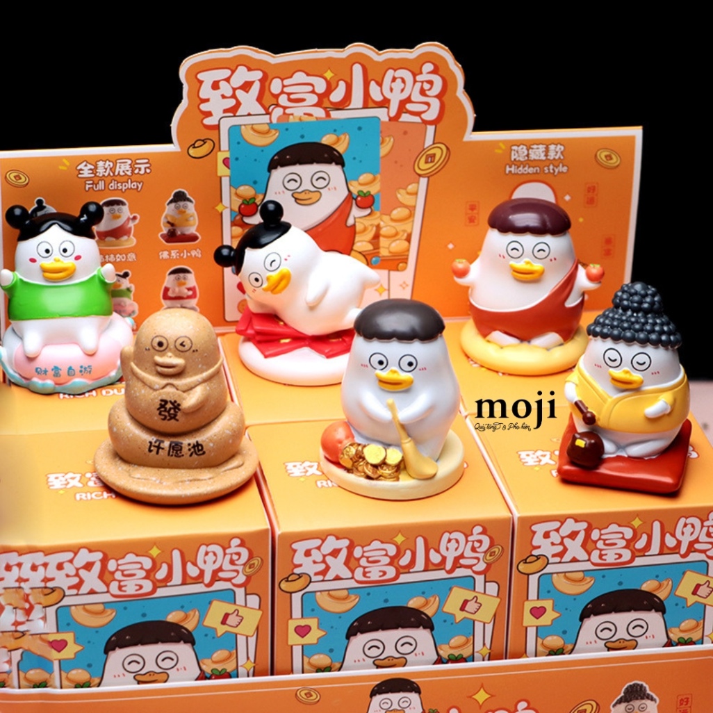 Blindbox tượng unoff Duckyo rich duckling tịnh tâm