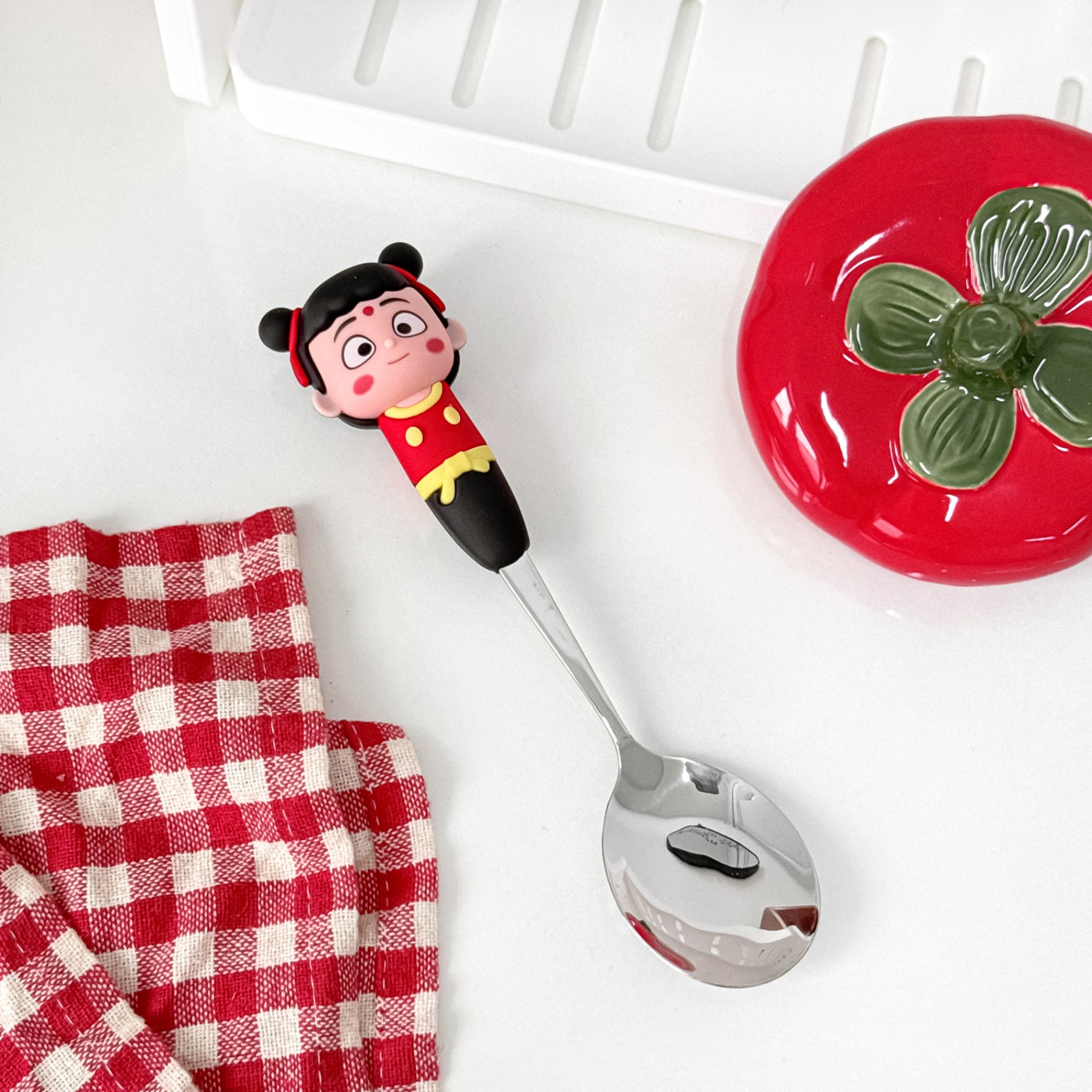 Thìa muỗng inox Na Tra má hồng
