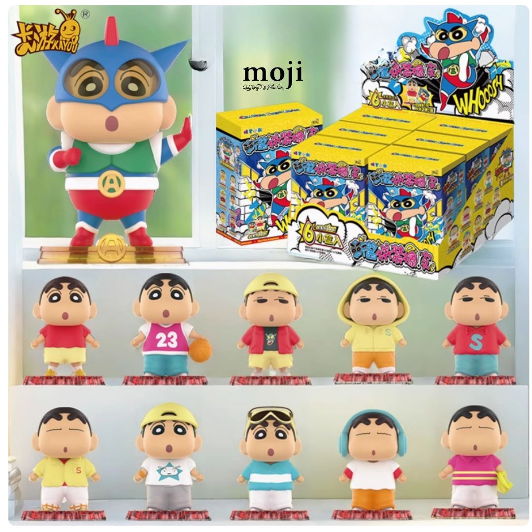 Blindbox official KAYOU New Crayon Shinchan Assembling