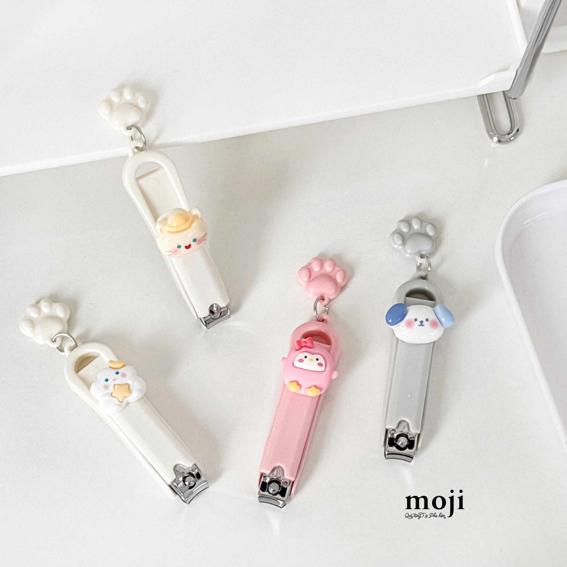 Bấm móng tay MJ Cute animal paw moon star trăng khuyết