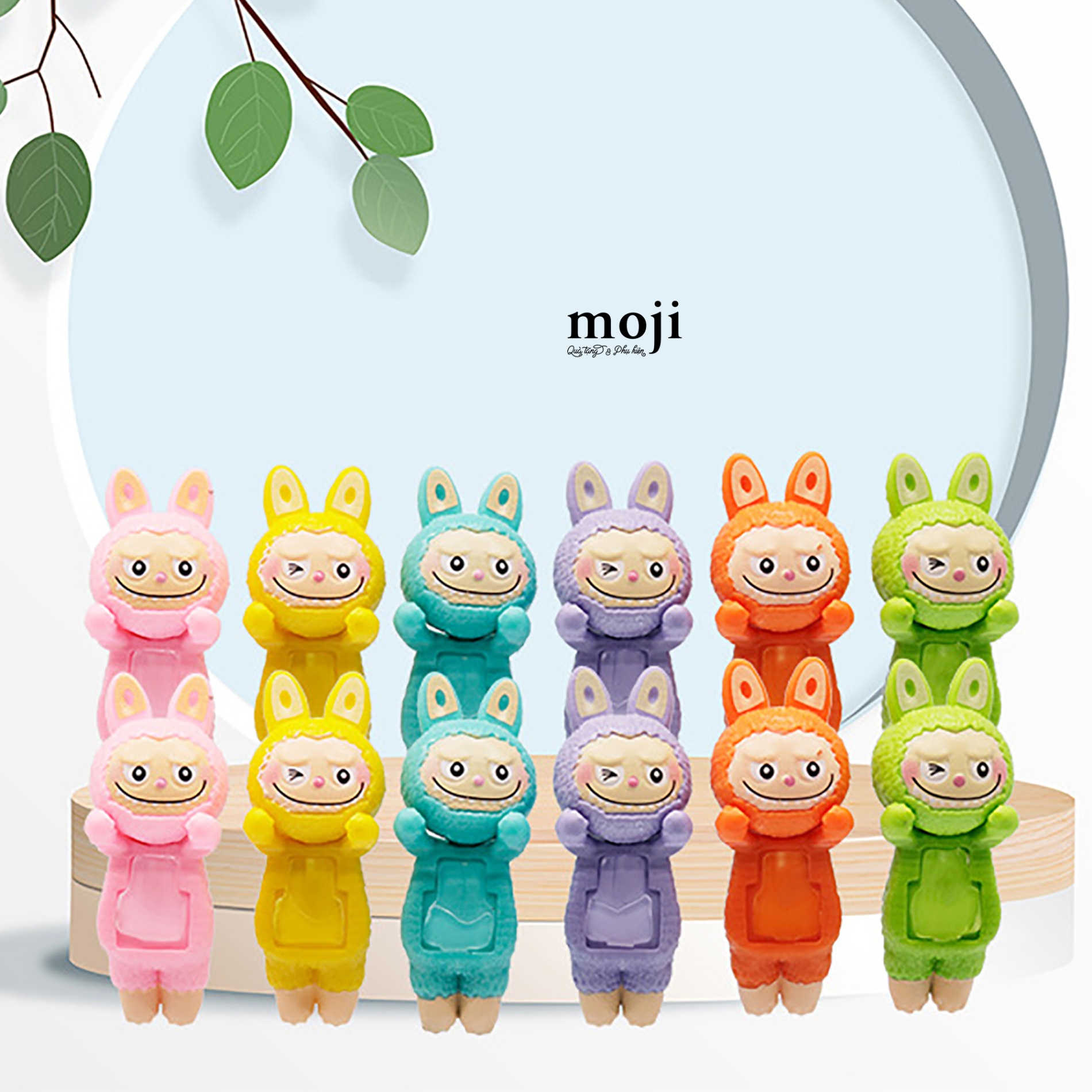Blindbox Hippers unoff Labubu màu sắc biểu cảm