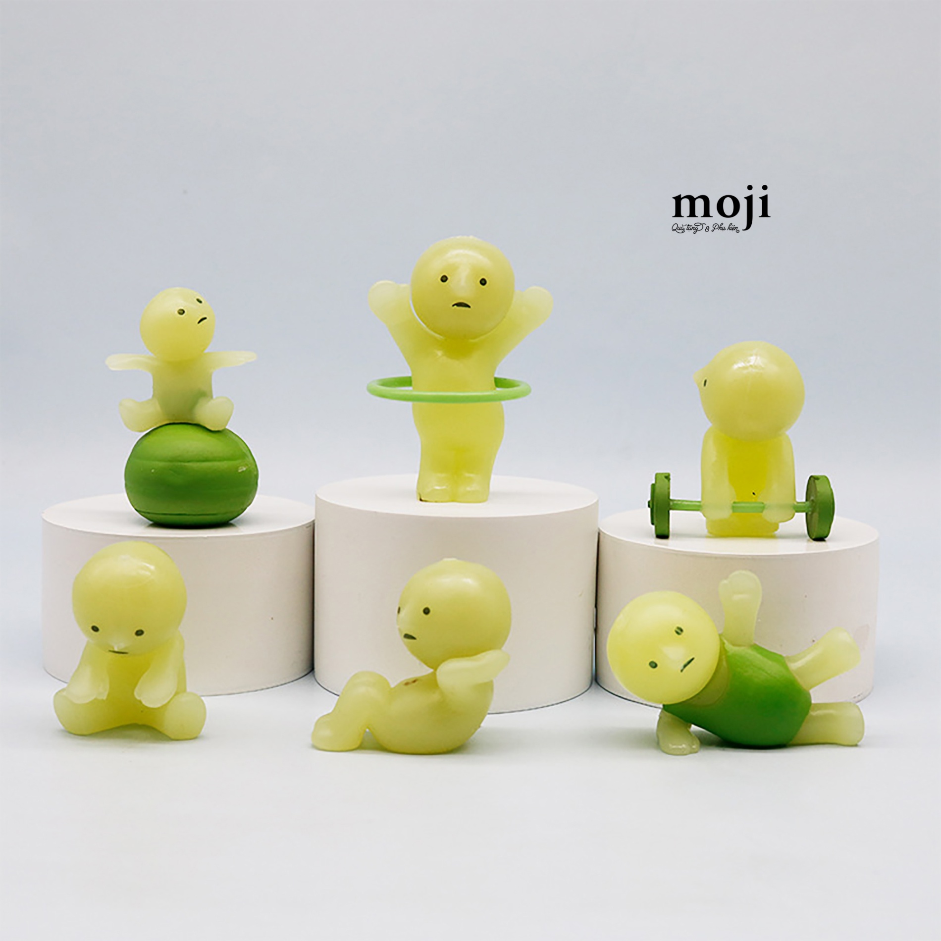 Blindbox tượng unoff SMISKI Exercising Series glow in the dark