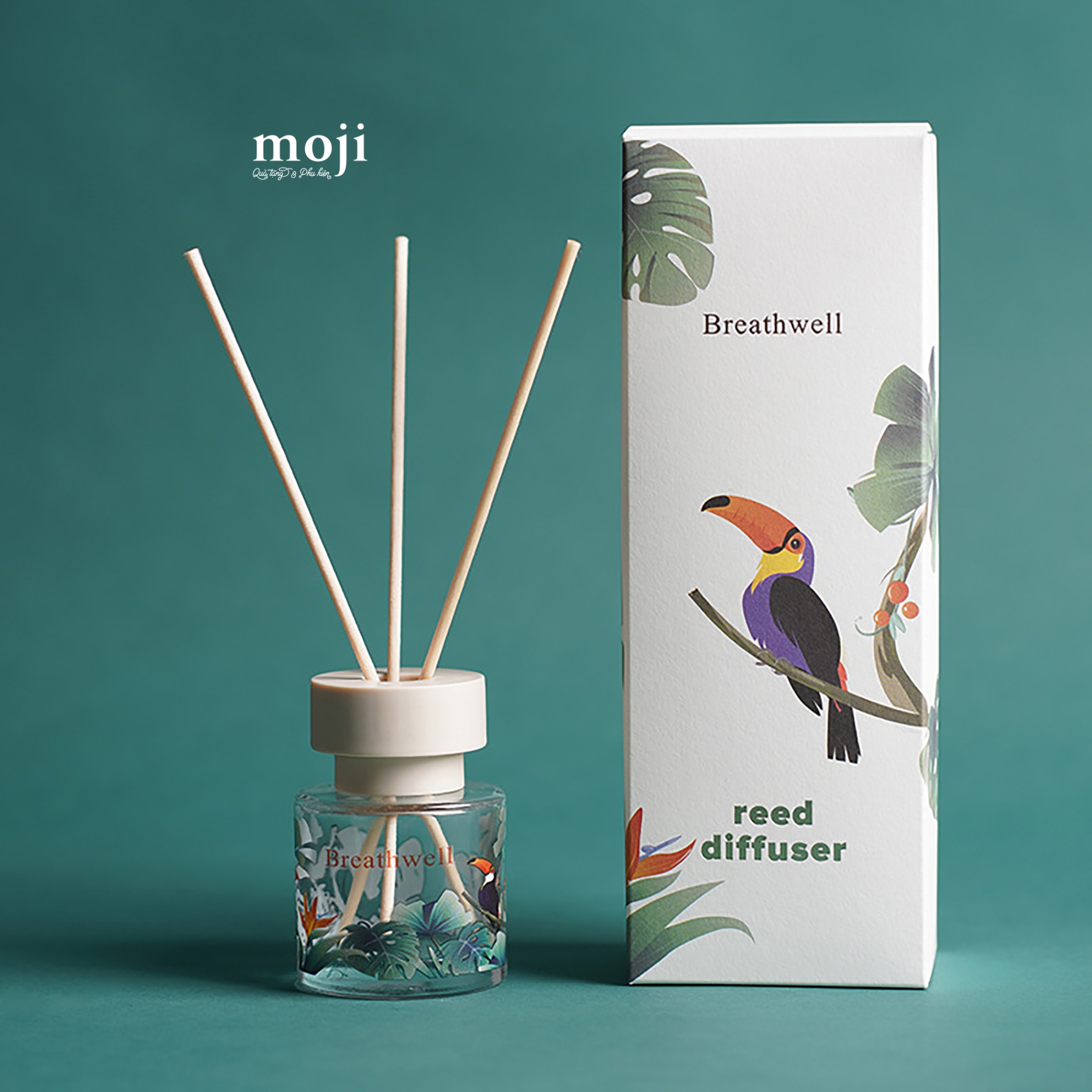 Bộ tinh dầu khuếch tán Breathwell with fruit pear freesia 50ml