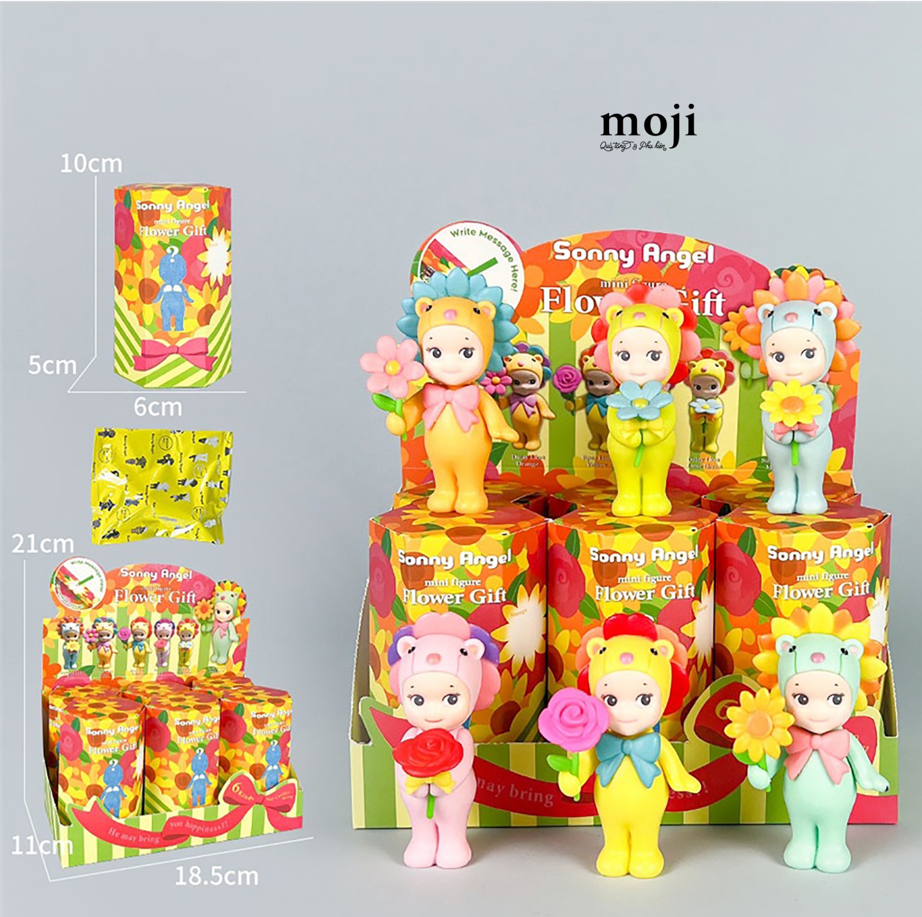 Blindbox tượng unoff Sonny Angel Flower Gift