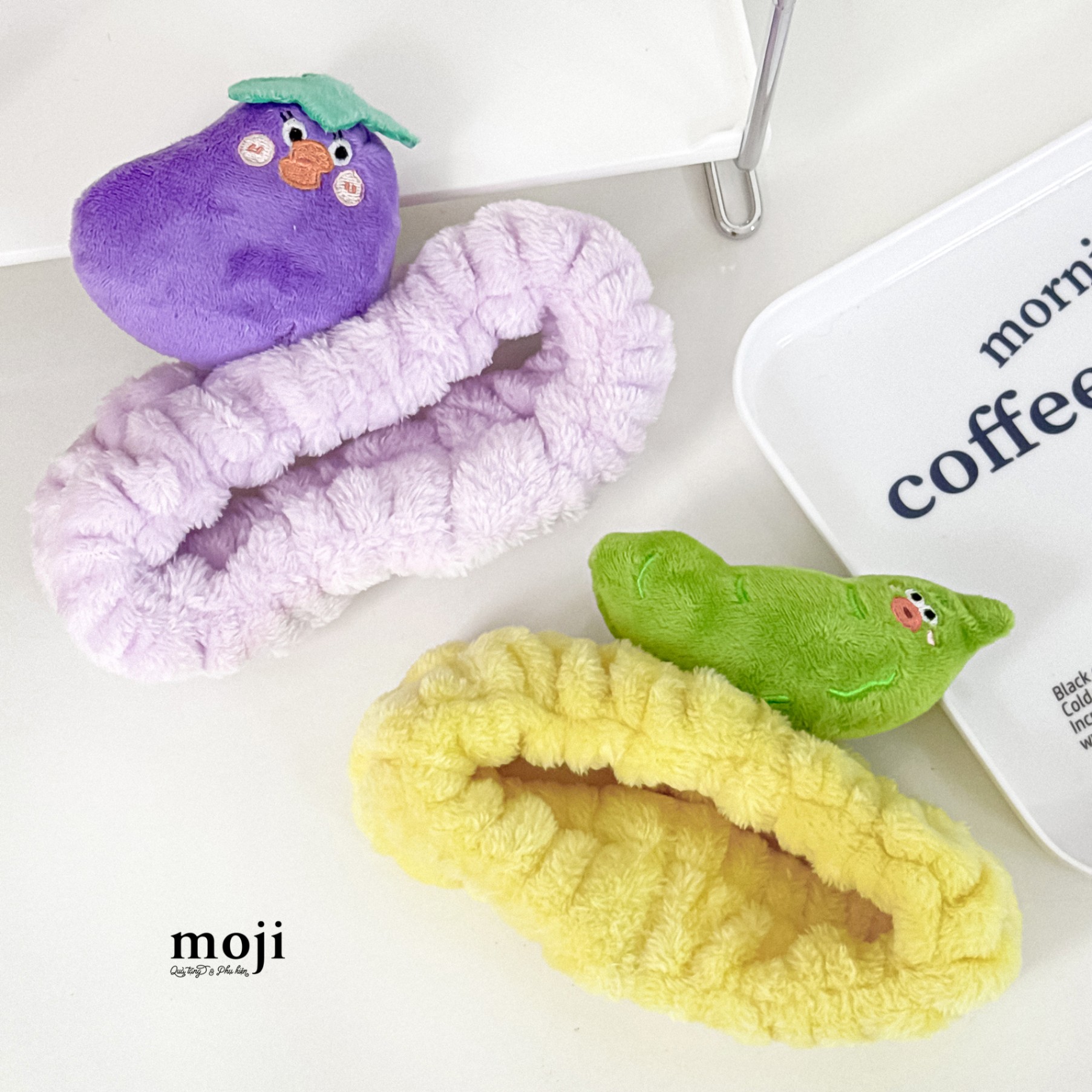 Băng đô make up Funny vibes vegetable rau củ môi dày