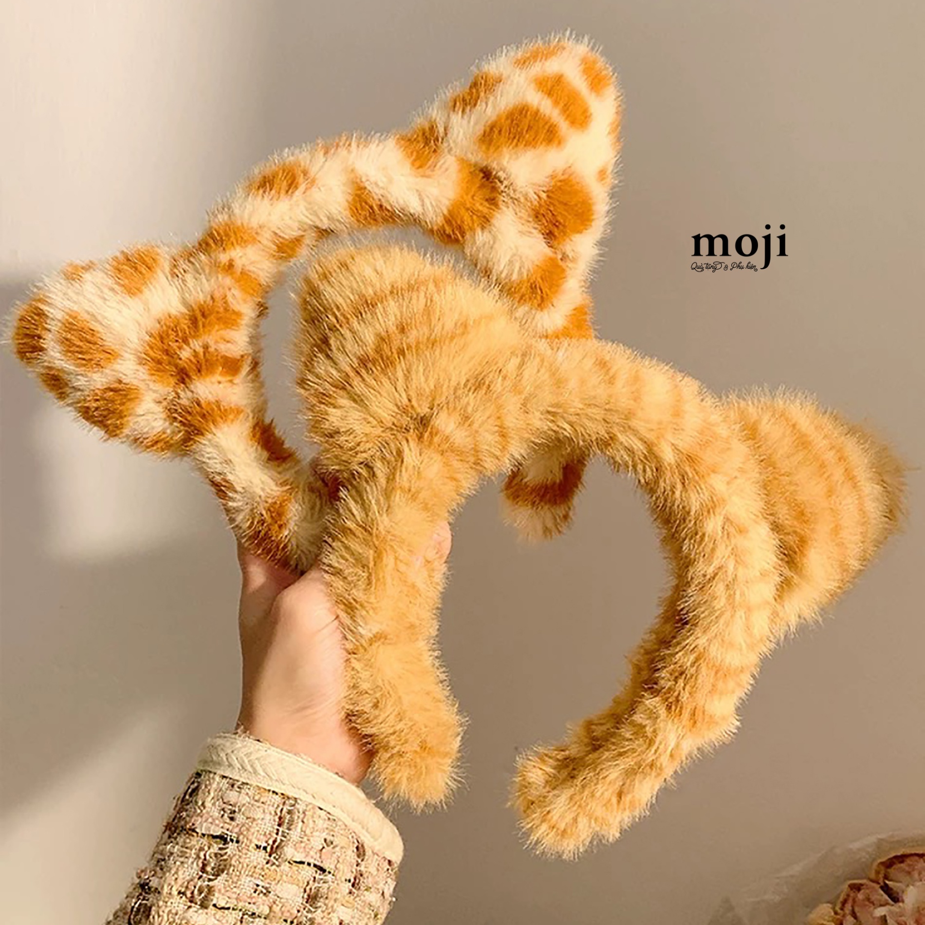 Băng đô bờm Tai mèo họa tiết