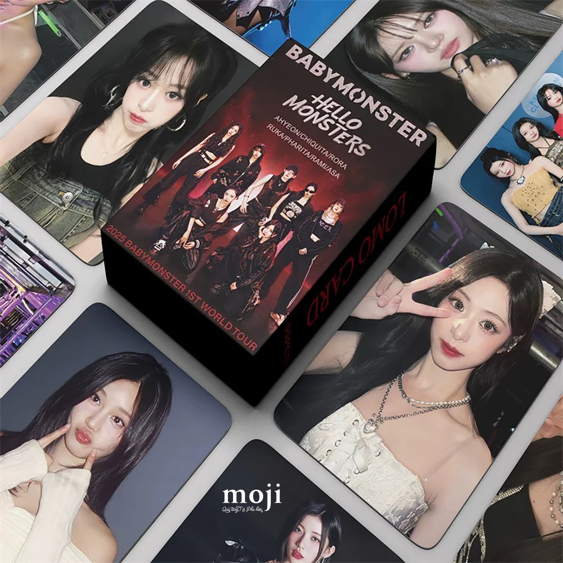 Lomo card idol BABYMONSTER Hello Monsters 01042025 set55