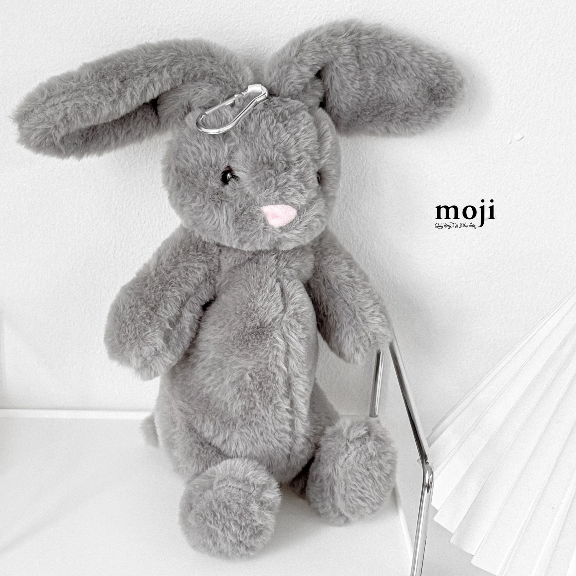 Hộp bút MJ gấu bông unoff Jellycat rabbit 1 màu 8x27
