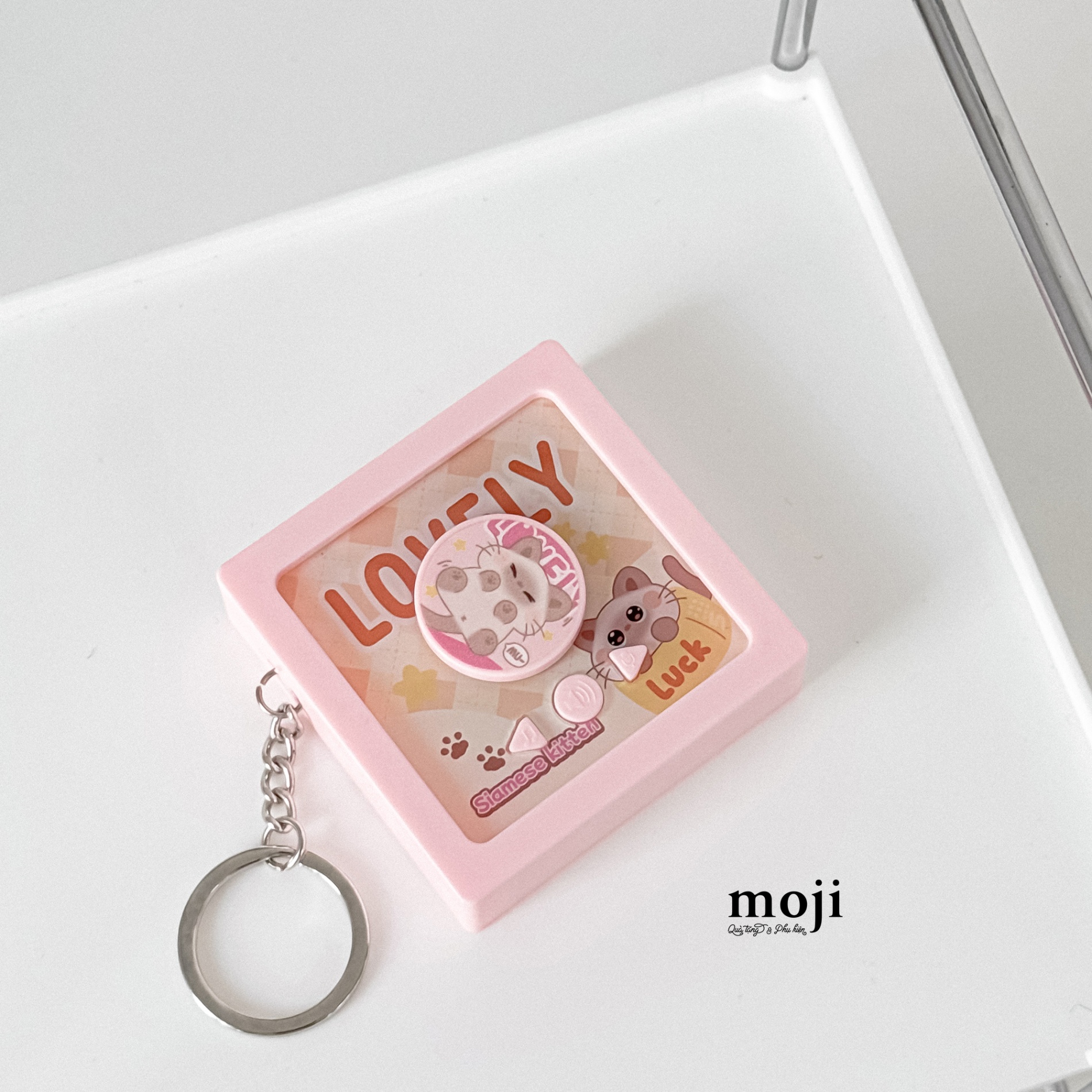 Móc khóa đồ chơi Máy nghe nhạc lovely cat