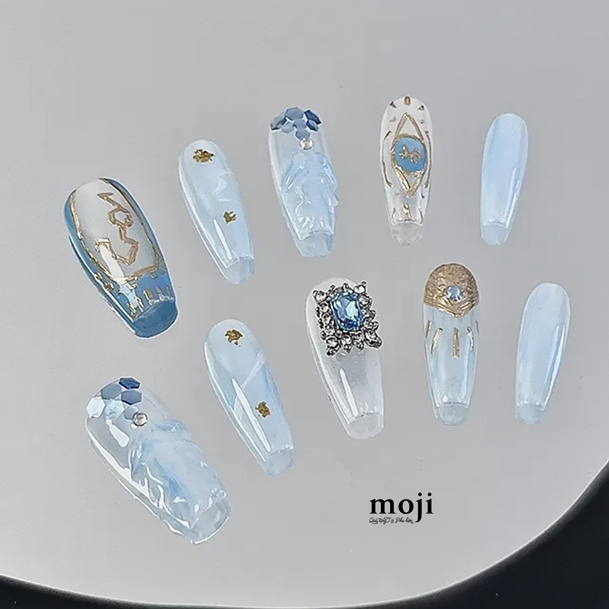 Móng tay giả Song ngư kèm keo WY551 set30