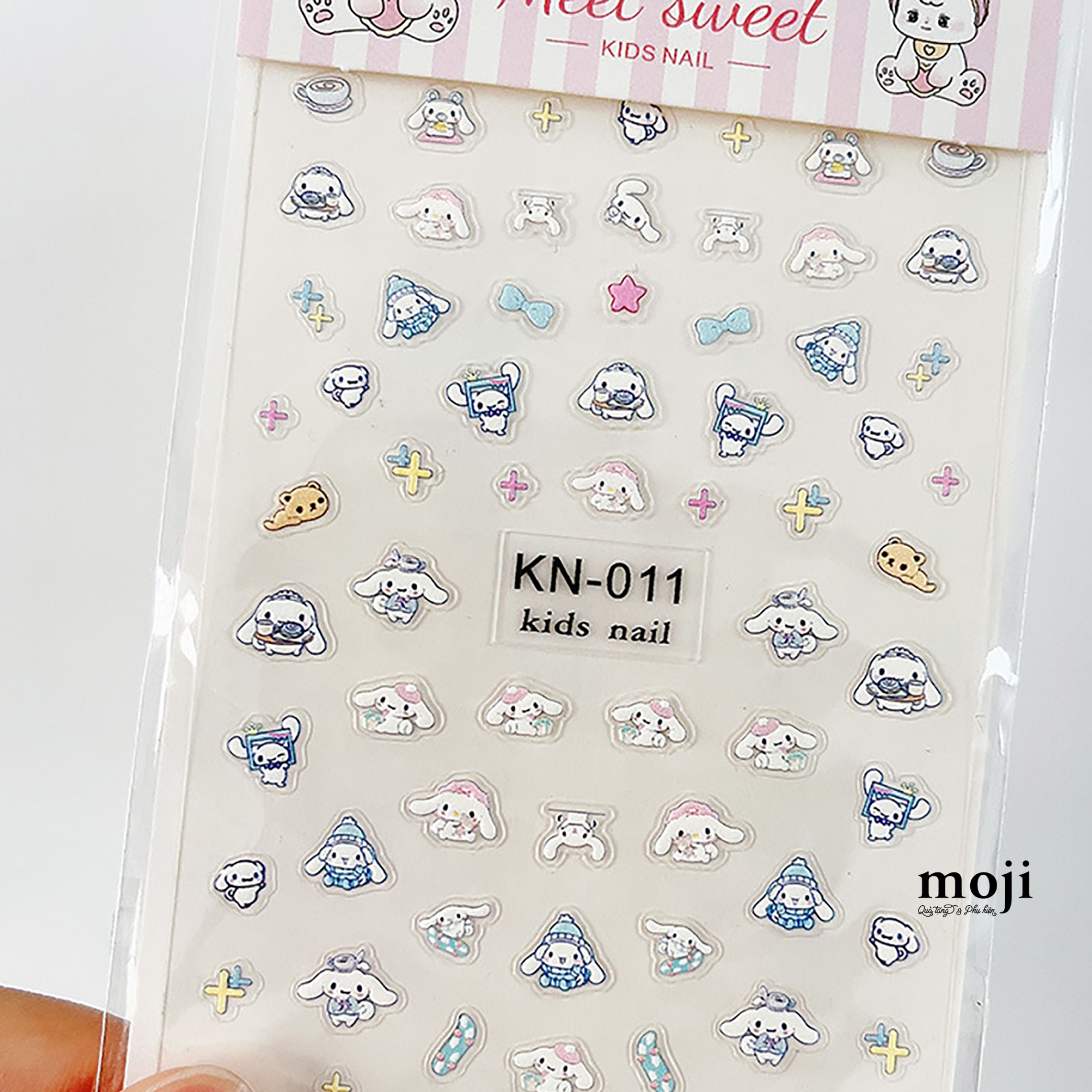 Dán móng tay nail Sanrio family Cinnamoroll happy time KN-011