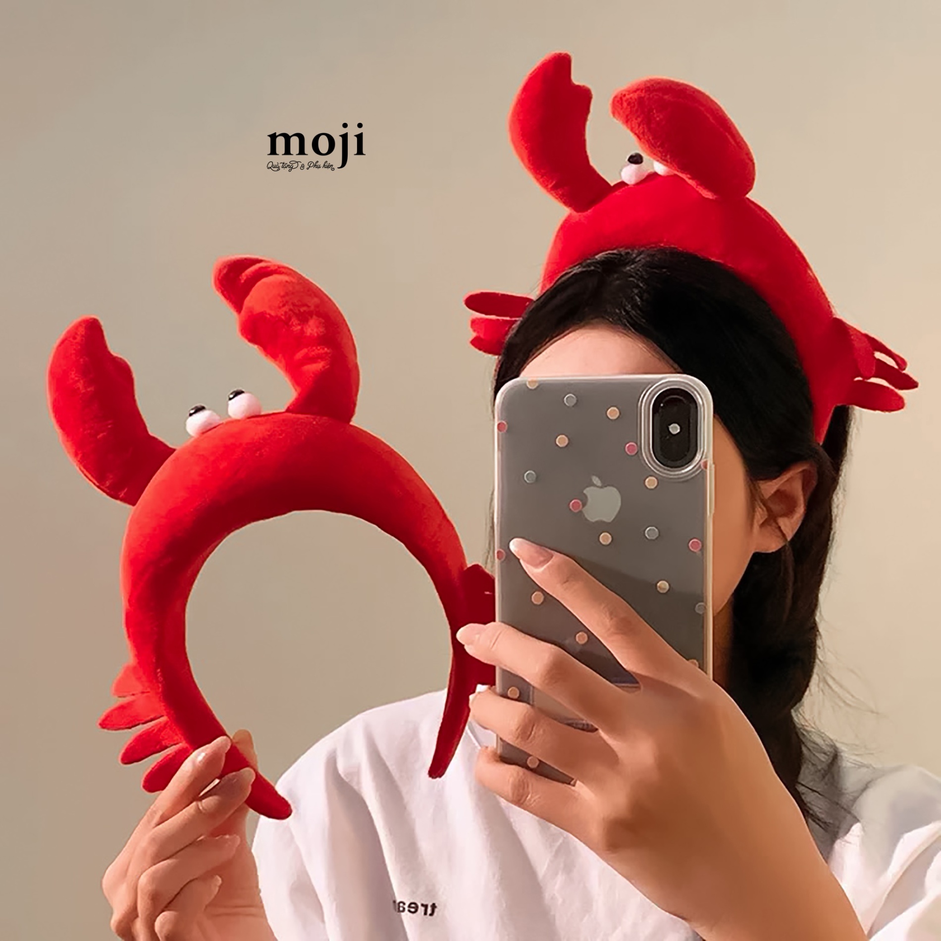 Băng đô bờm Cua crab big eyes