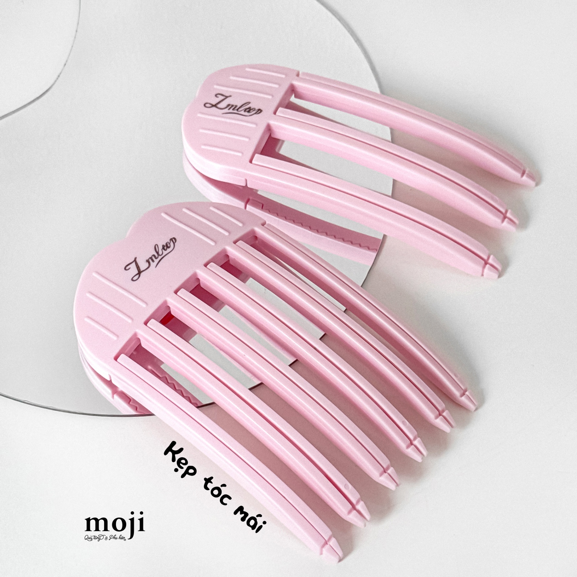 Kẹp phồng chân tóc Basic 1 màu set2