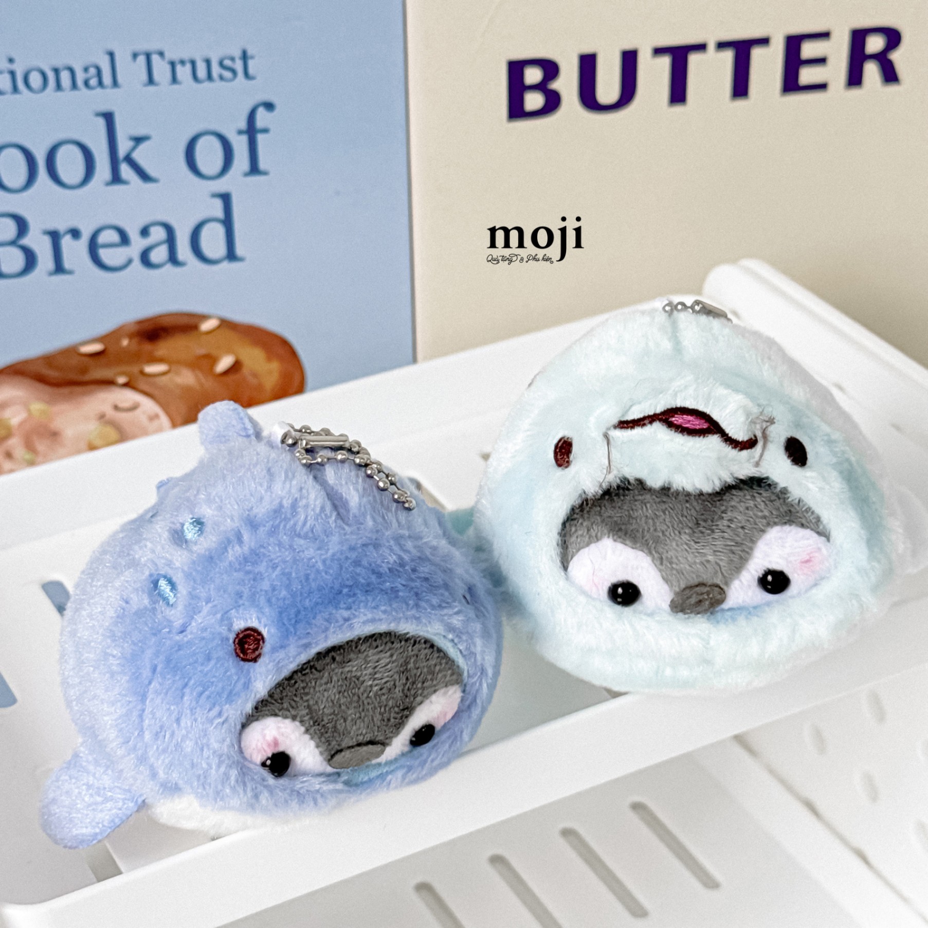 Móc khóa nhồi bông Penguin chim cánh cụt cosplay fish hải cẩu