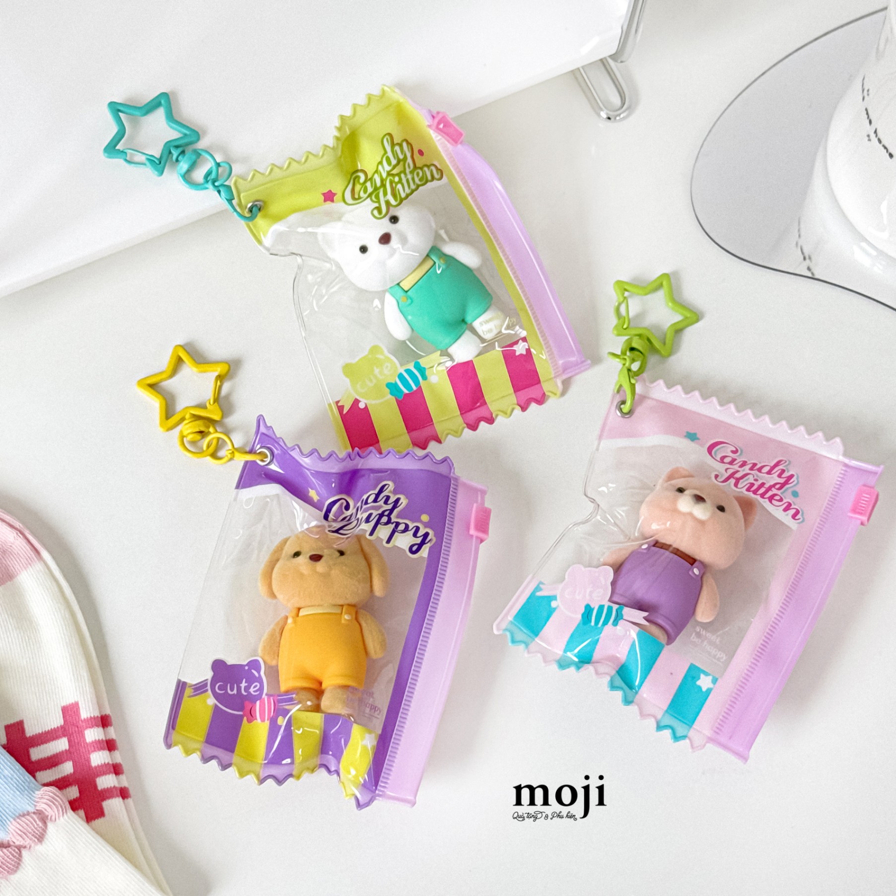 Móc khóa MJ Candy animal trong túi