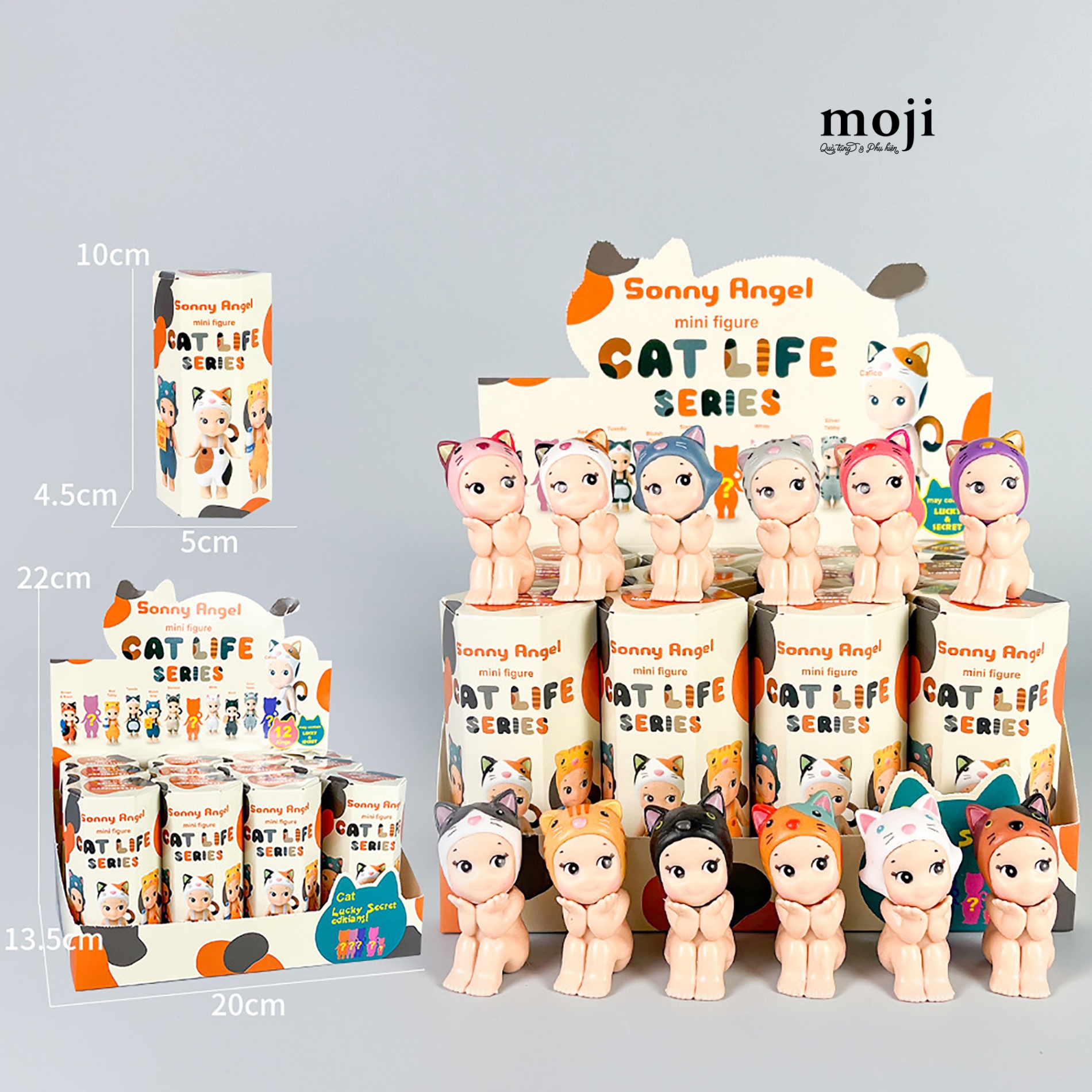 Blindbox tượng unoff Sonny Angel Cat Life Series