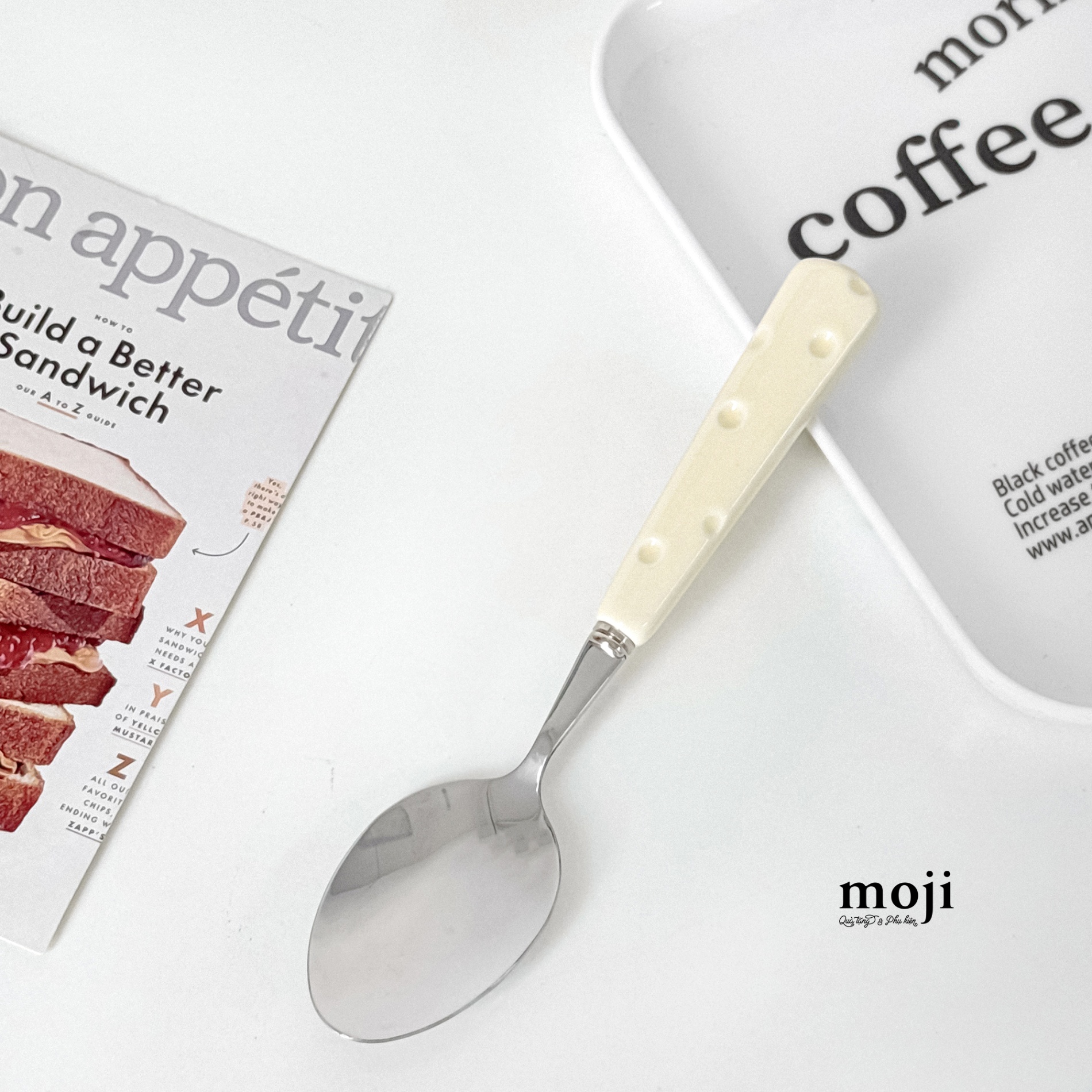 Thìa muỗng inox Basic cheese 1 màu