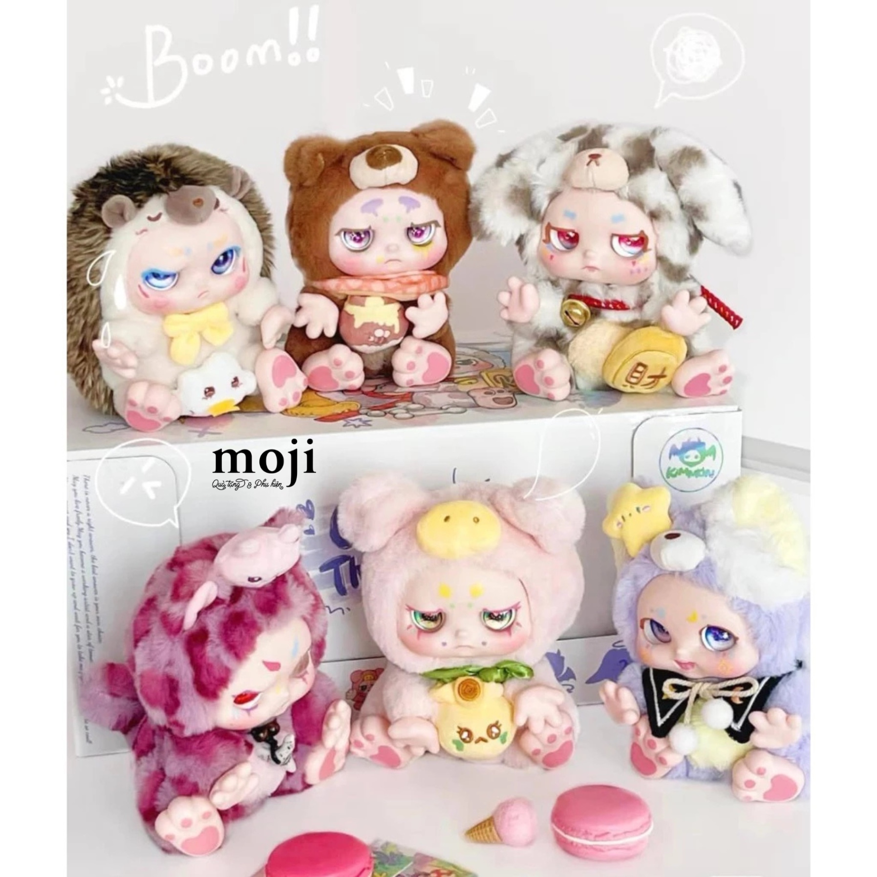 Blindbox official NAYANAYA Gấu Bông Kimmon Give Your The Answer