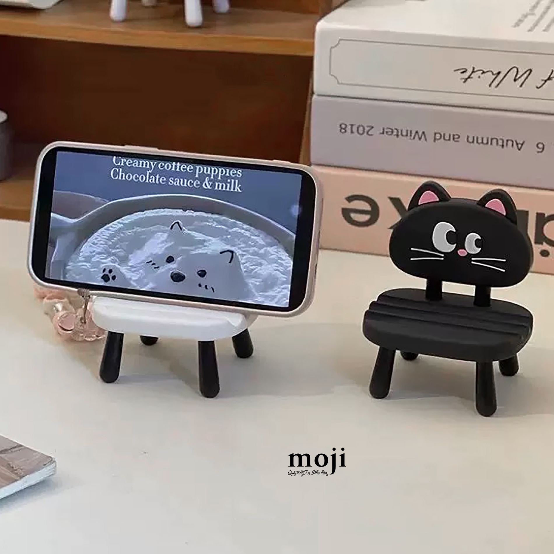 Giá đỡ điện thoại MJ Cute animal chair 3 nấc 6x8x9