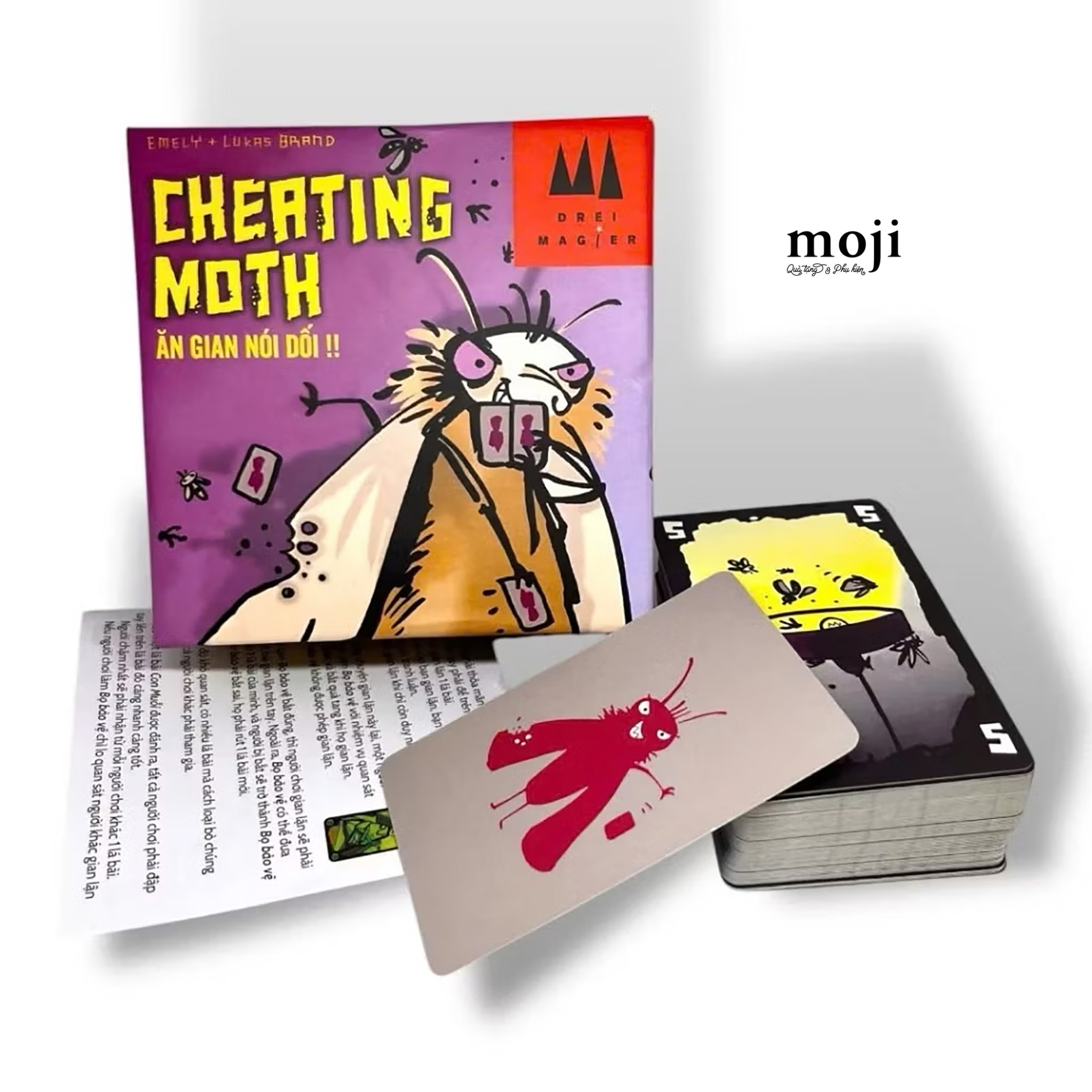 Đồ chơi boardgame Cheating Moth Ăn gian nói dối bản Việt hóa