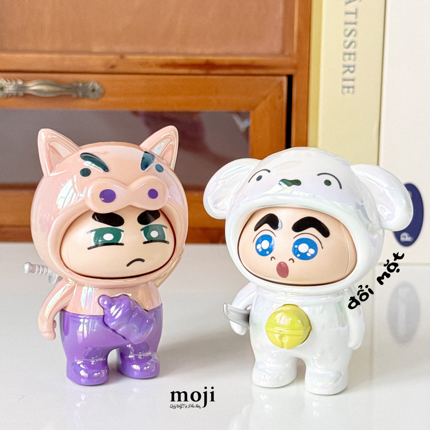 Móc khóa đồ chơi Shinchan cosplay other character đổi mặt