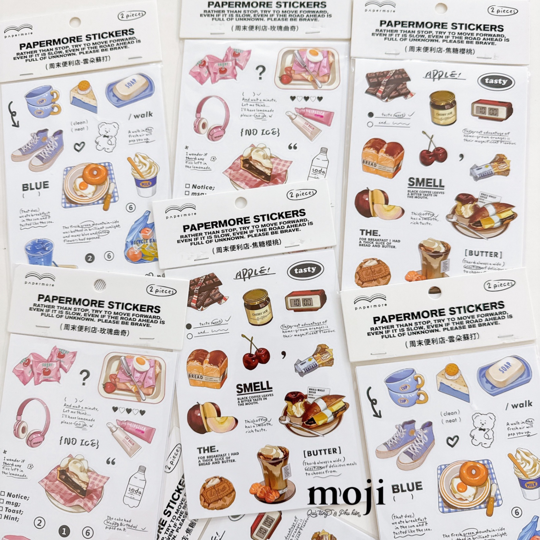Sticker bảng MJ Weekend painting set2