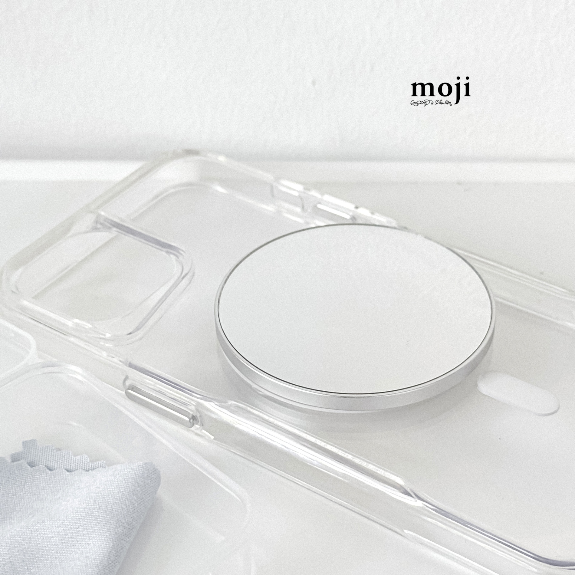 Mojipop tròn magsafe Basic mirror gương tròn
