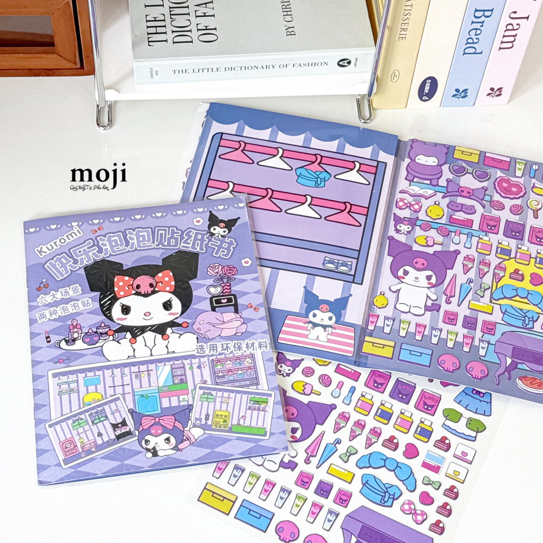 Sticker nổi Build Sanrio family Kuromi house set3
