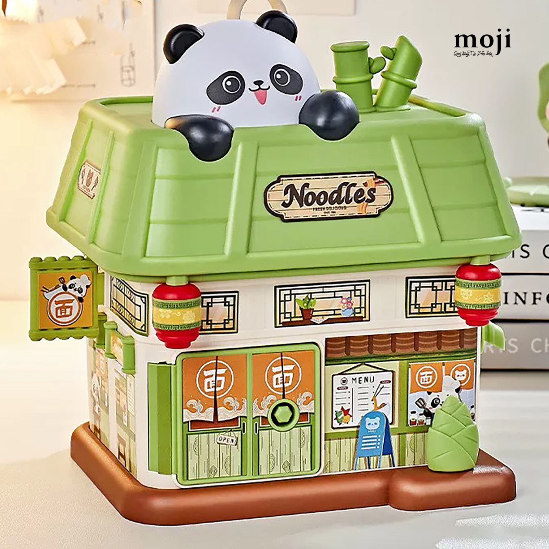Ống tiết kiệm Gấu trúc Panda bear noodles 17x21x22
