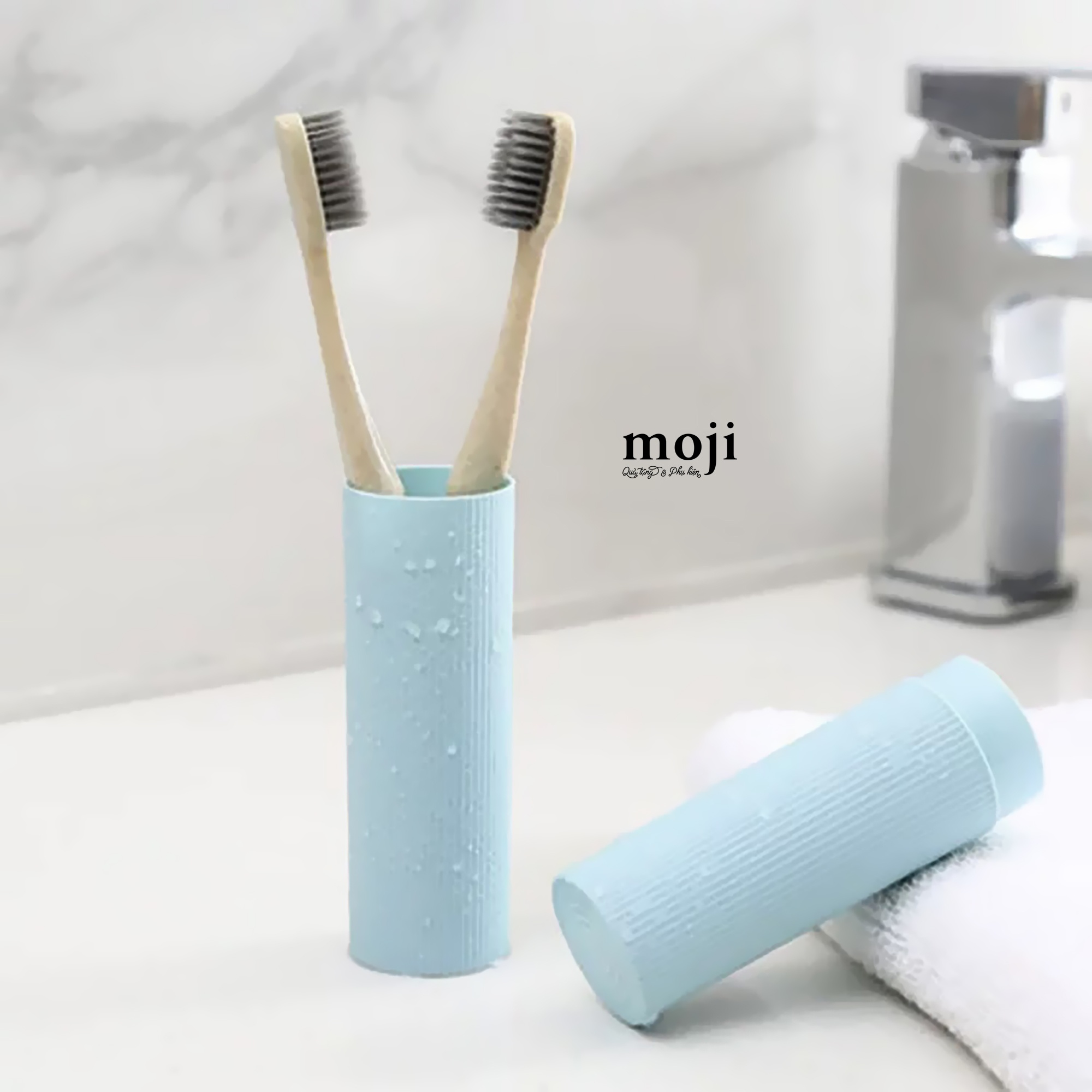 Đựng bàn chải Basic kẻ sọc 1 màu 3x19