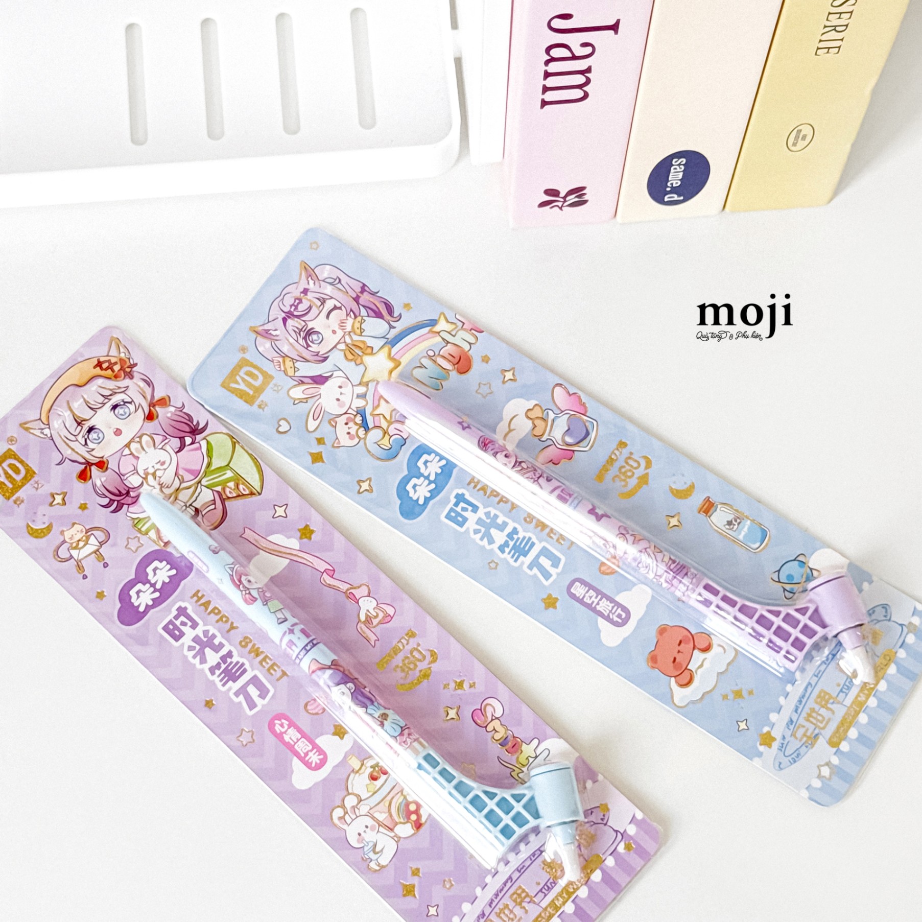 Dụng cụ rọc giấy kèm cắt tape Little girl happy sweet