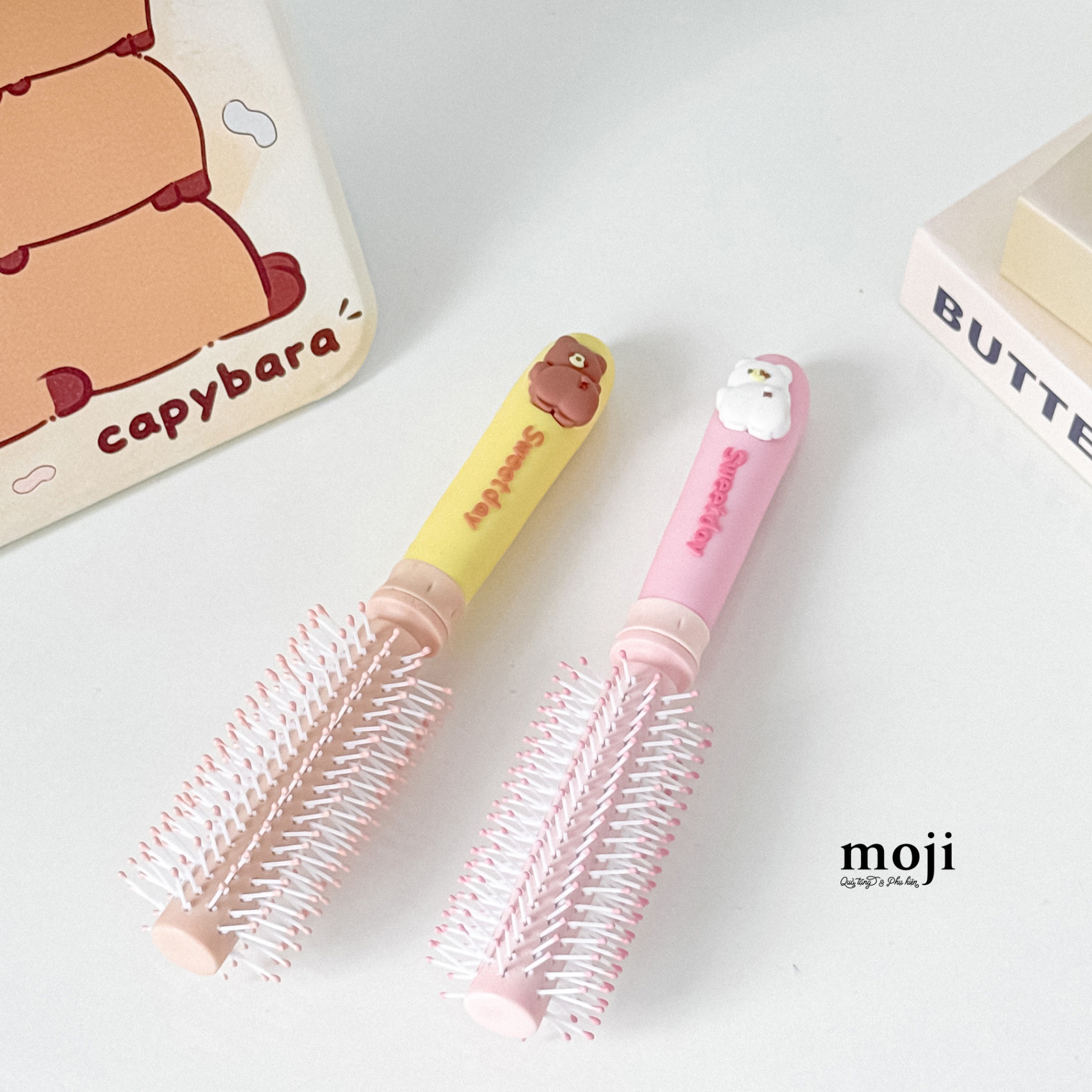 Lược giúp sấy tóc Phía sau 1 chú gấu baby bear sweetday