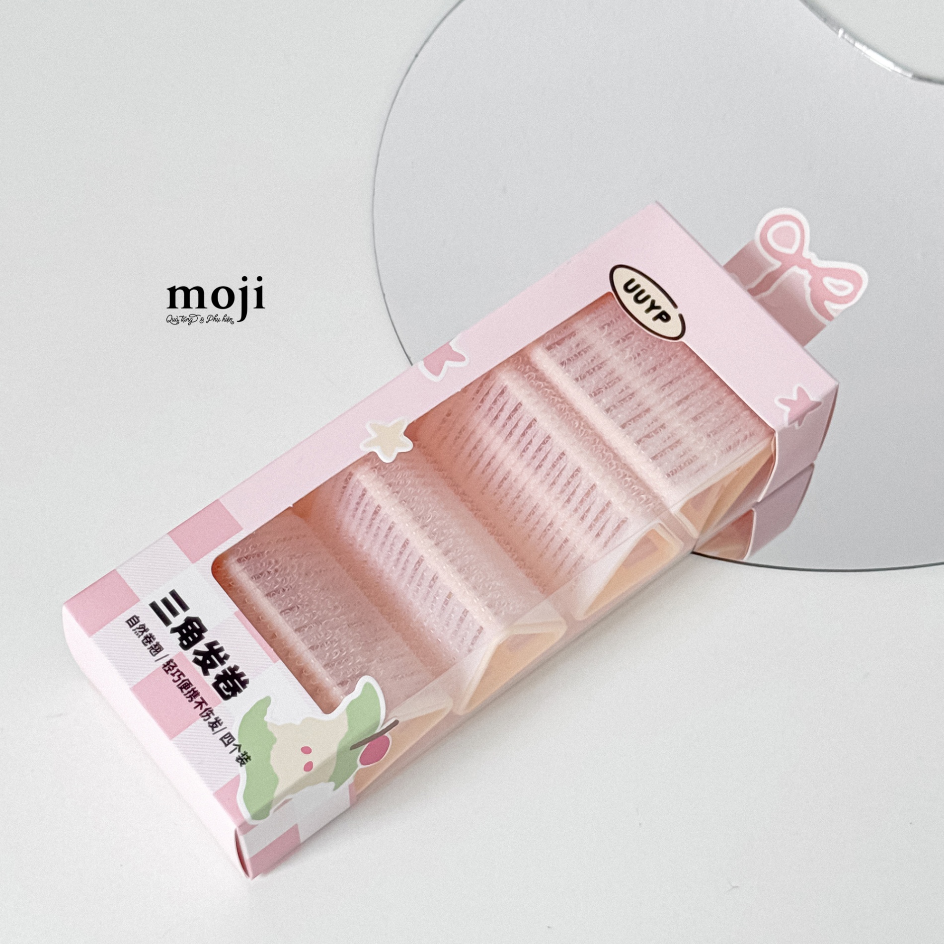 Cuốn lô set4 Basic dáng tam giác fruit star bow