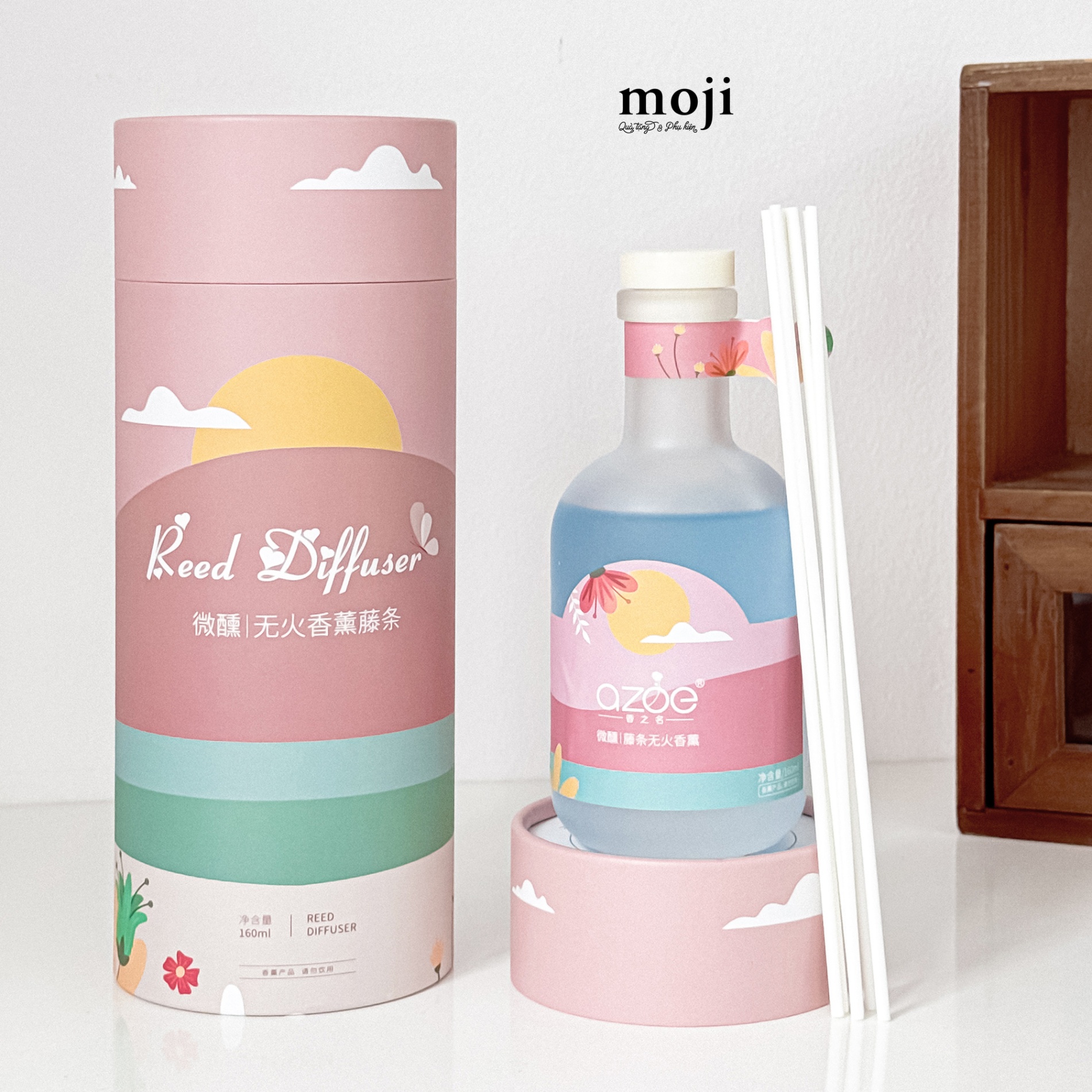 Bộ tinh dầu khuếch tán Sun mặt trời with fruit shangrila 160ml