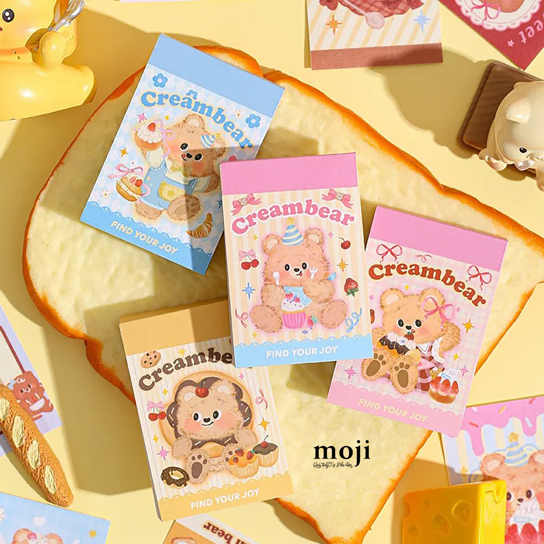 Sticker quyển Creambear sweet food set50