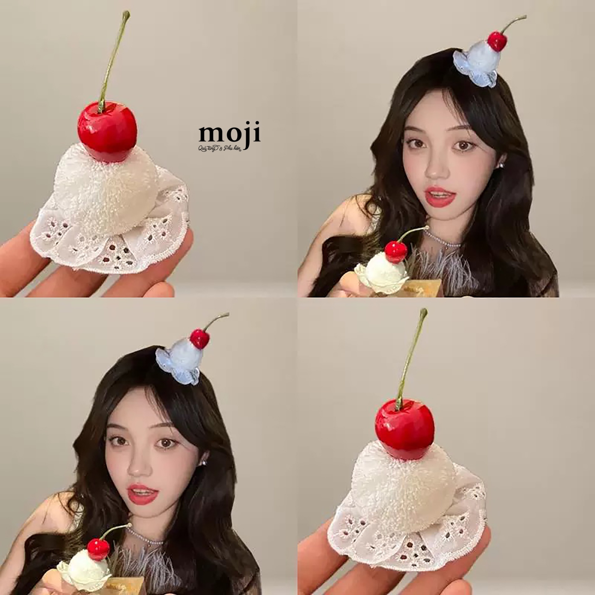 Kẹp tóc MJ Fruit cream